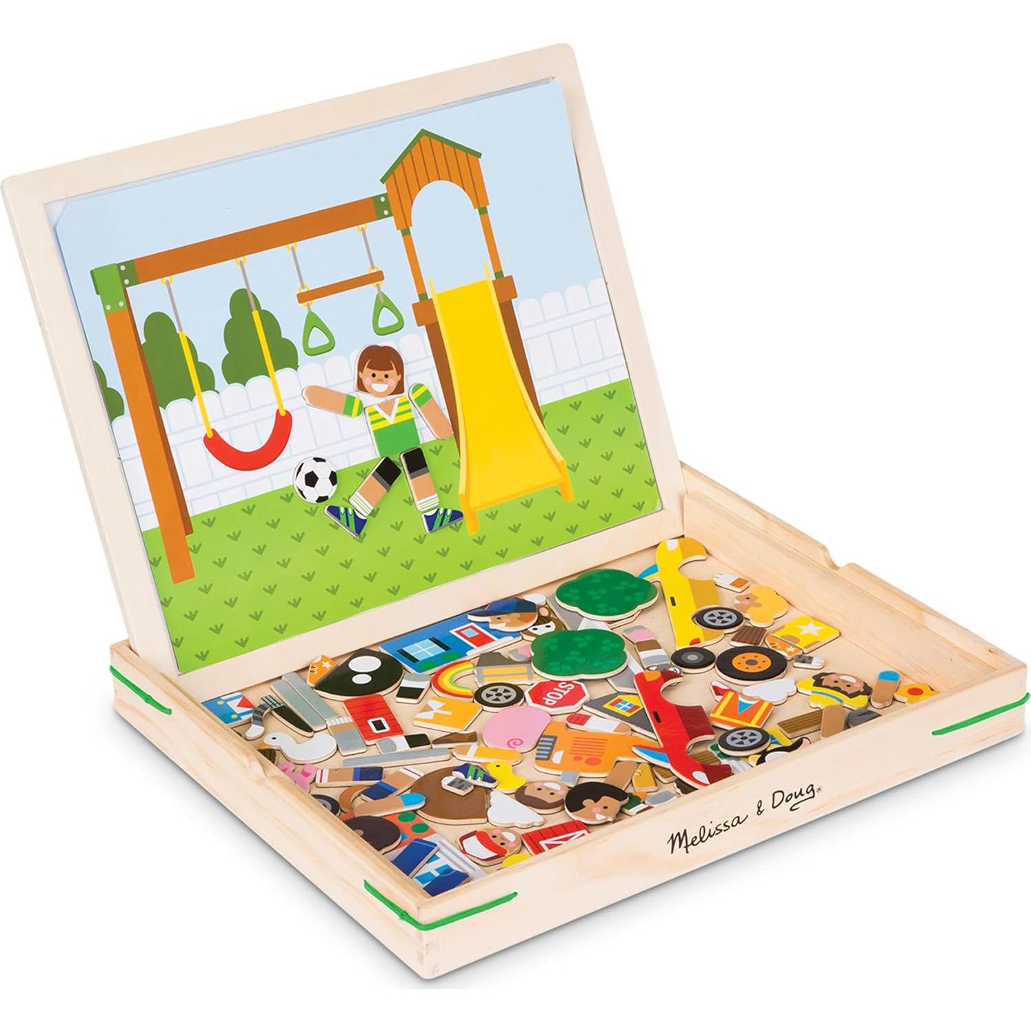 Juego de Imágenes Magnéticas de Madera Melissa & Doug 119 Imanes