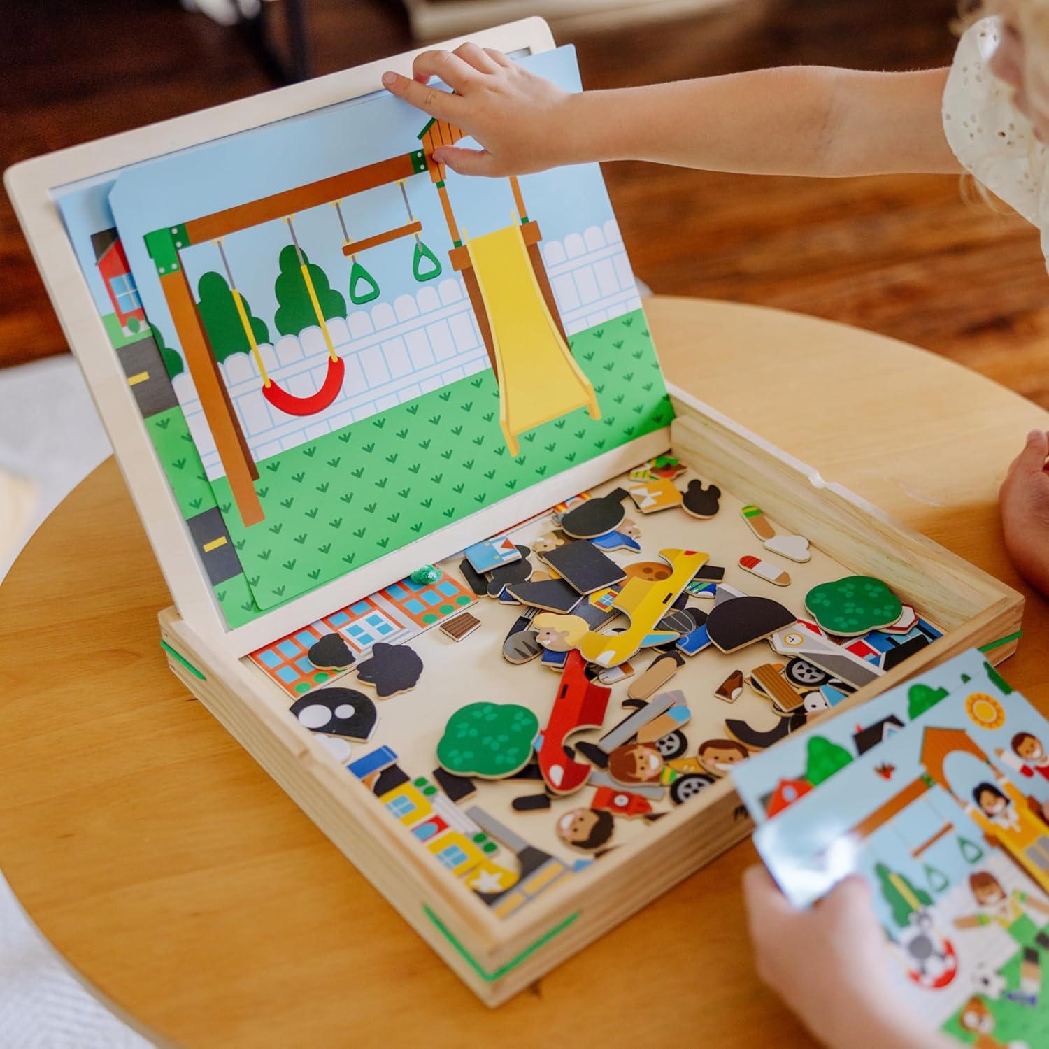 Juego de Imágenes Magnéticas de Madera Melissa & Doug 119 Imanes