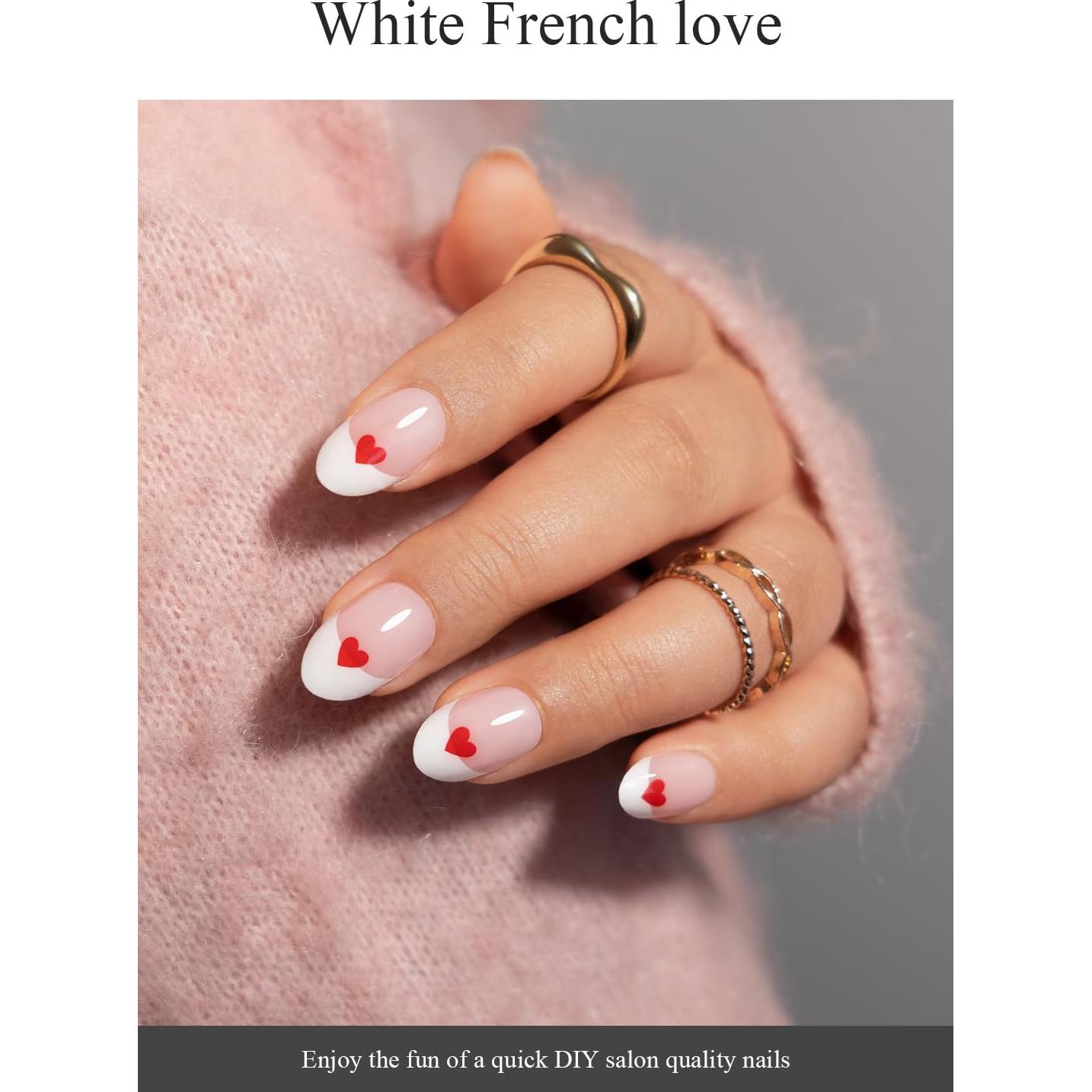 Tiras de Uñas de Gel Semi-Curado AutyaMee 20 Piezas Calidad Salón