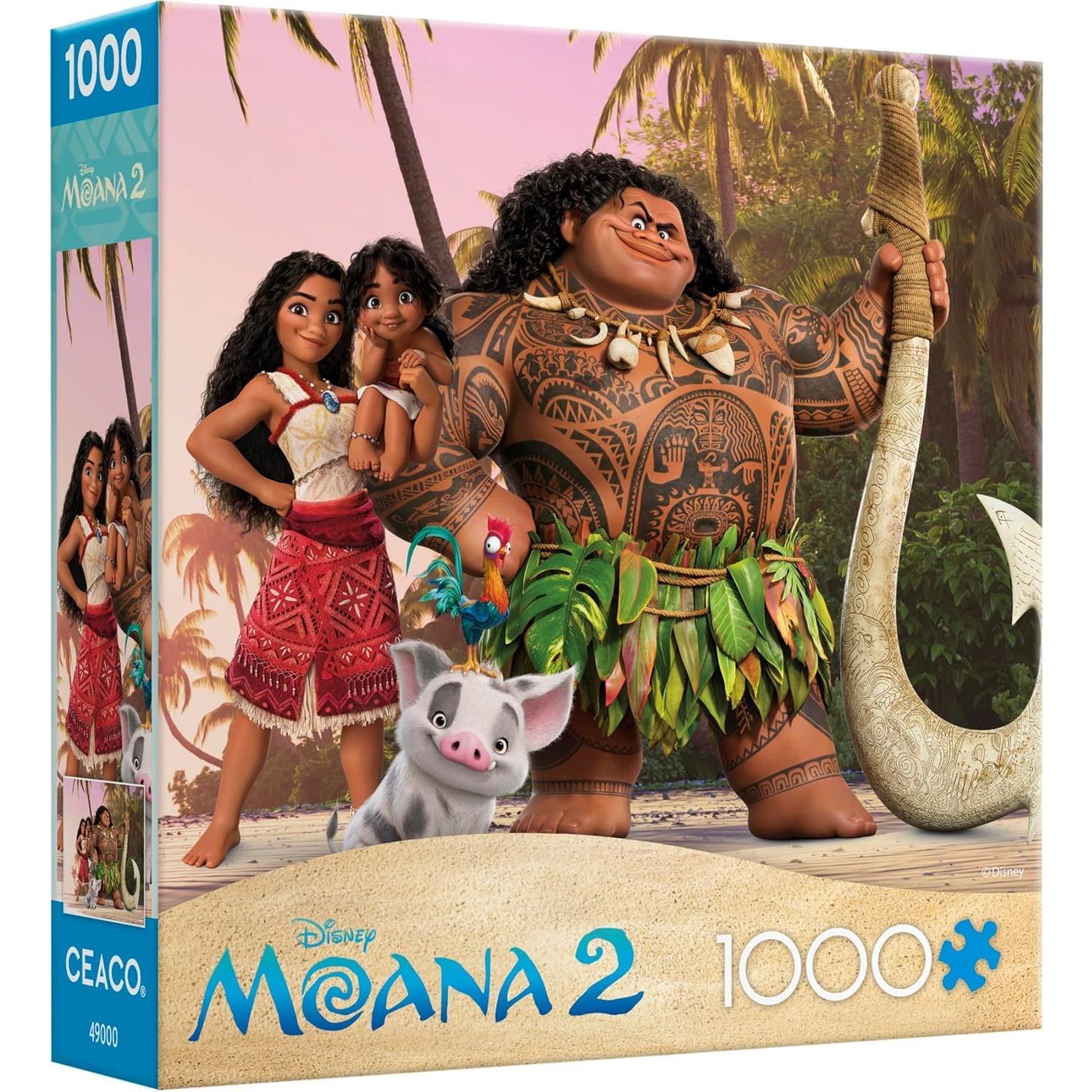 Rompecabezas Disney Moana 1000 Piezas Ceaco 67.6x48.3 cm