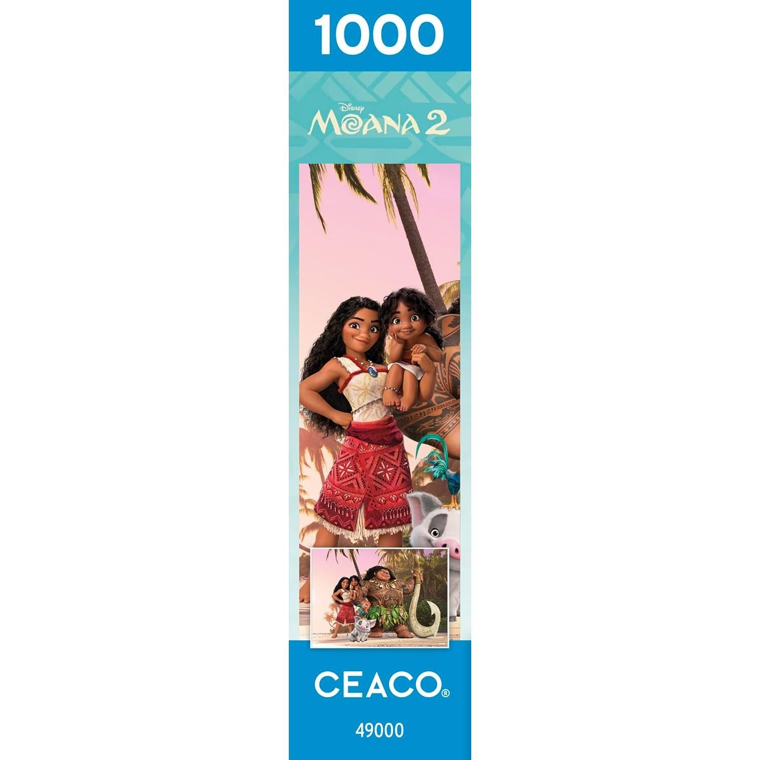 Rompecabezas Disney Moana 1000 Piezas Ceaco 67.6x48.3 cm
