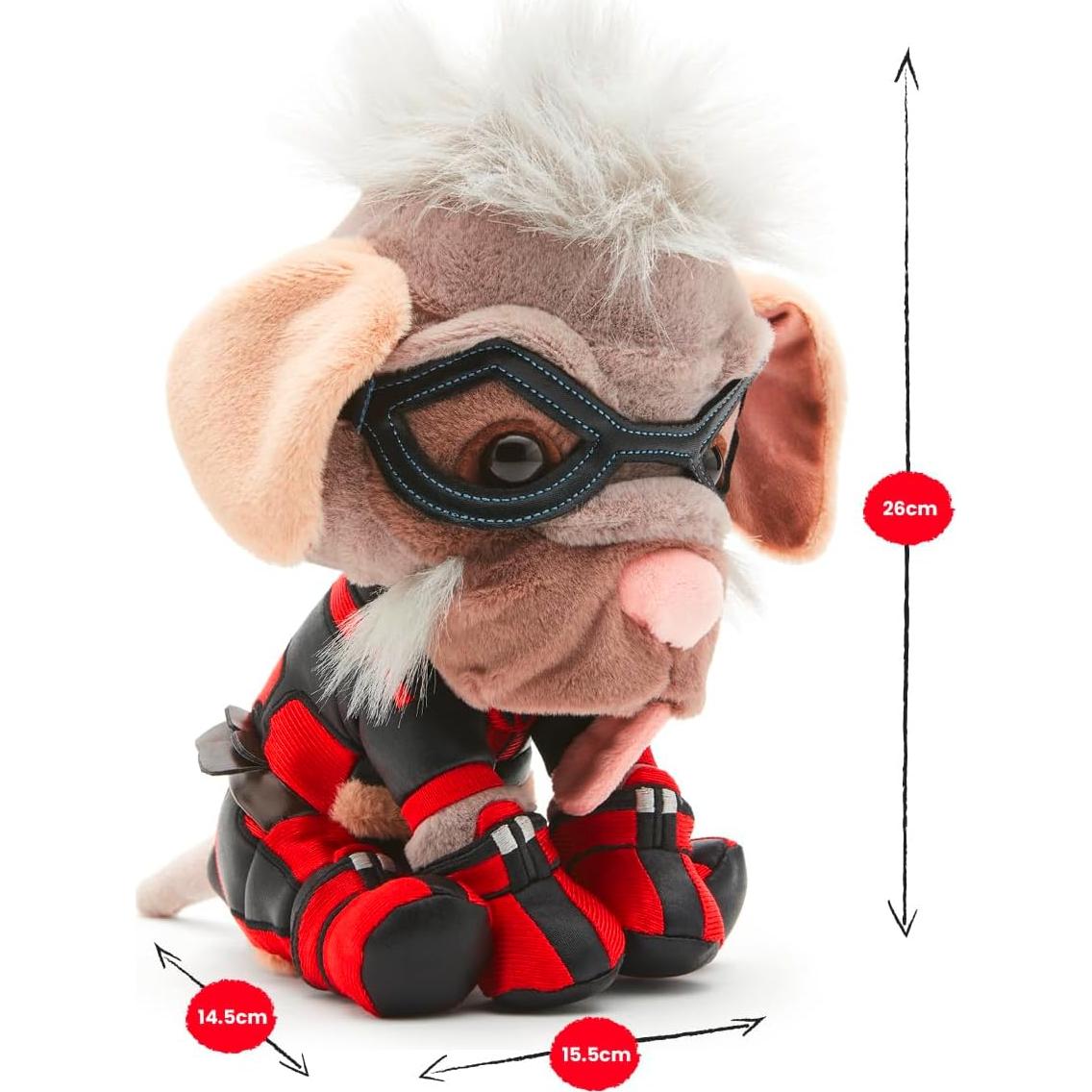 Peluche Dogpool Marvel 26 cm - Juguete de superhéroe