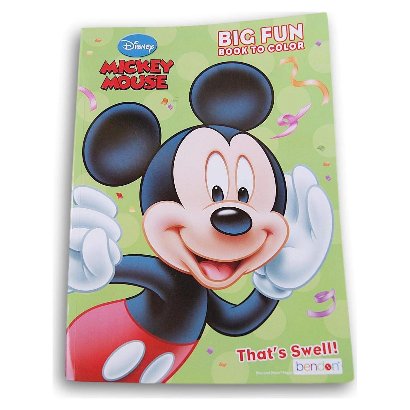 Libro de Colorear Mickey Mouse 80 Páginas Actividades