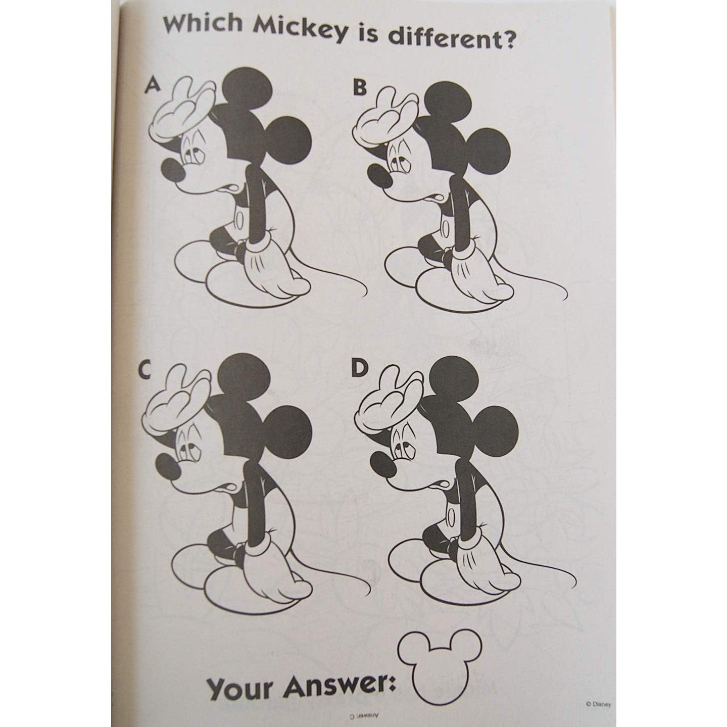 Libro de Colorear Mickey Mouse 80 Páginas Actividades