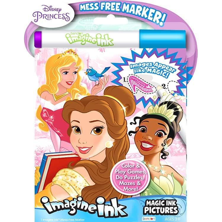 Conjunto de Libros para Colorear Disney Bendon - 3 Pzs