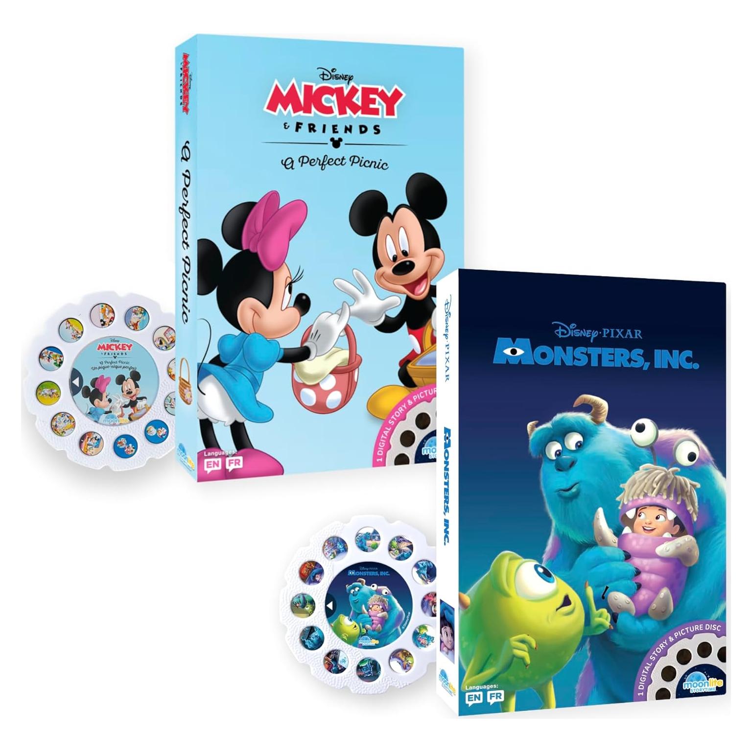 Carretes de Cuentos Moonlite Set 2 Un Picnic Perfecto y Monsters Inc