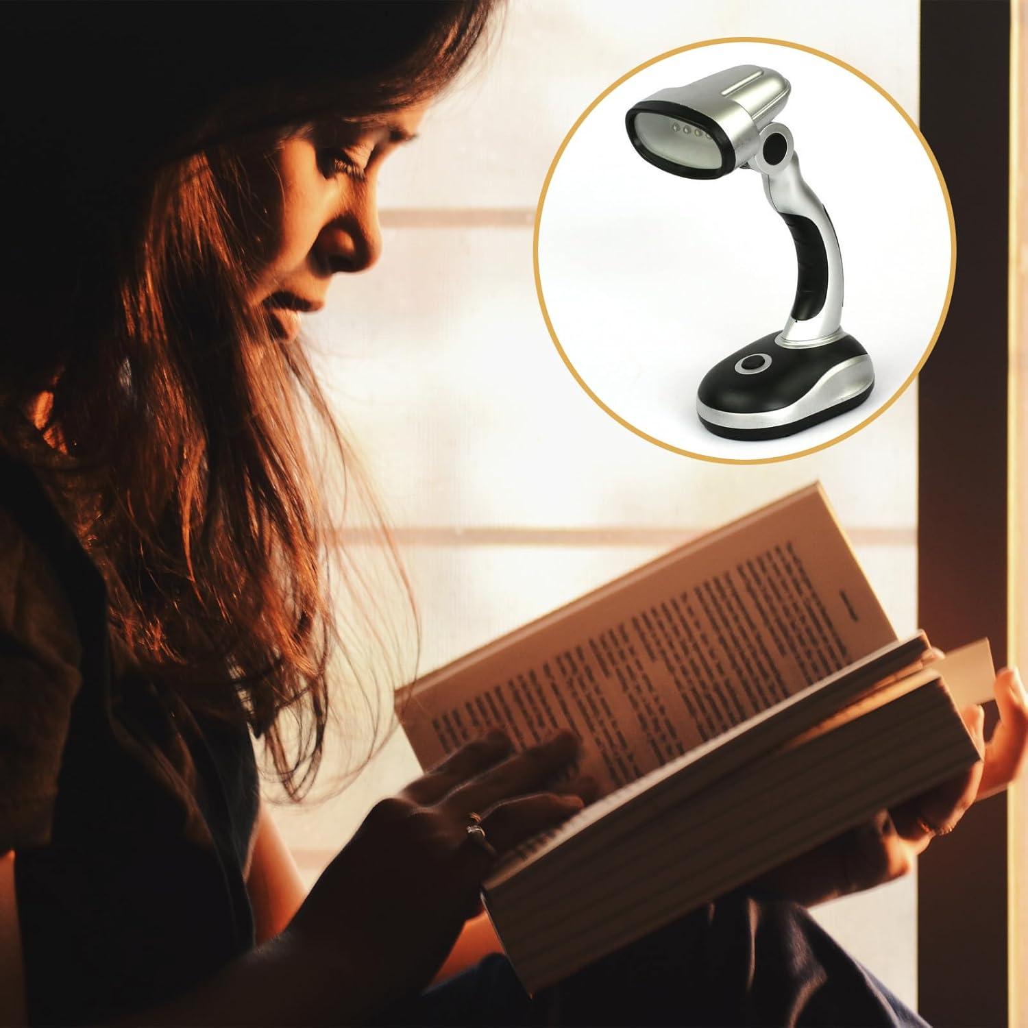 Lámpara de Escritorio LED Ragyzity 12 LEDs Portátil 2PCS