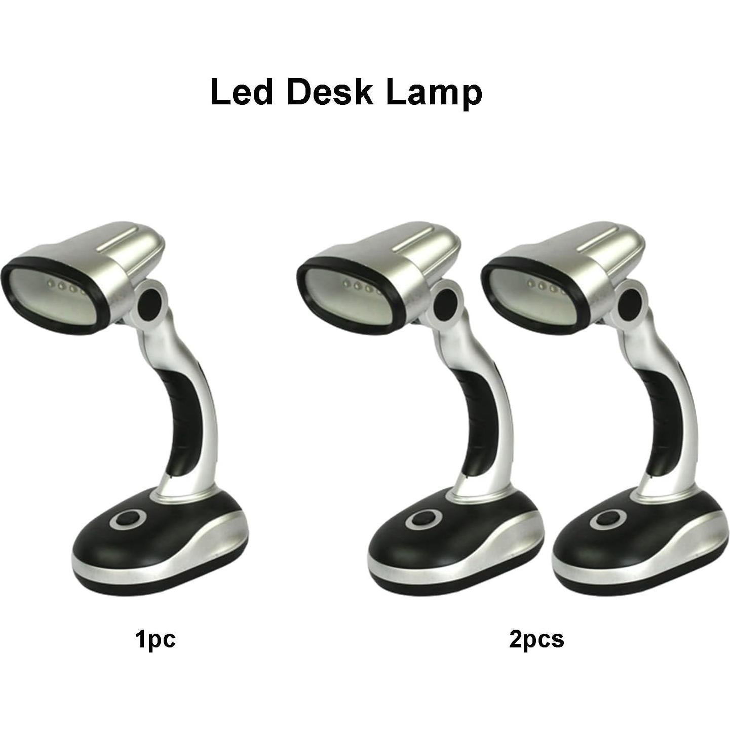 Lámpara de Escritorio LED Ragyzity 12 LEDs Portátil 2PCS