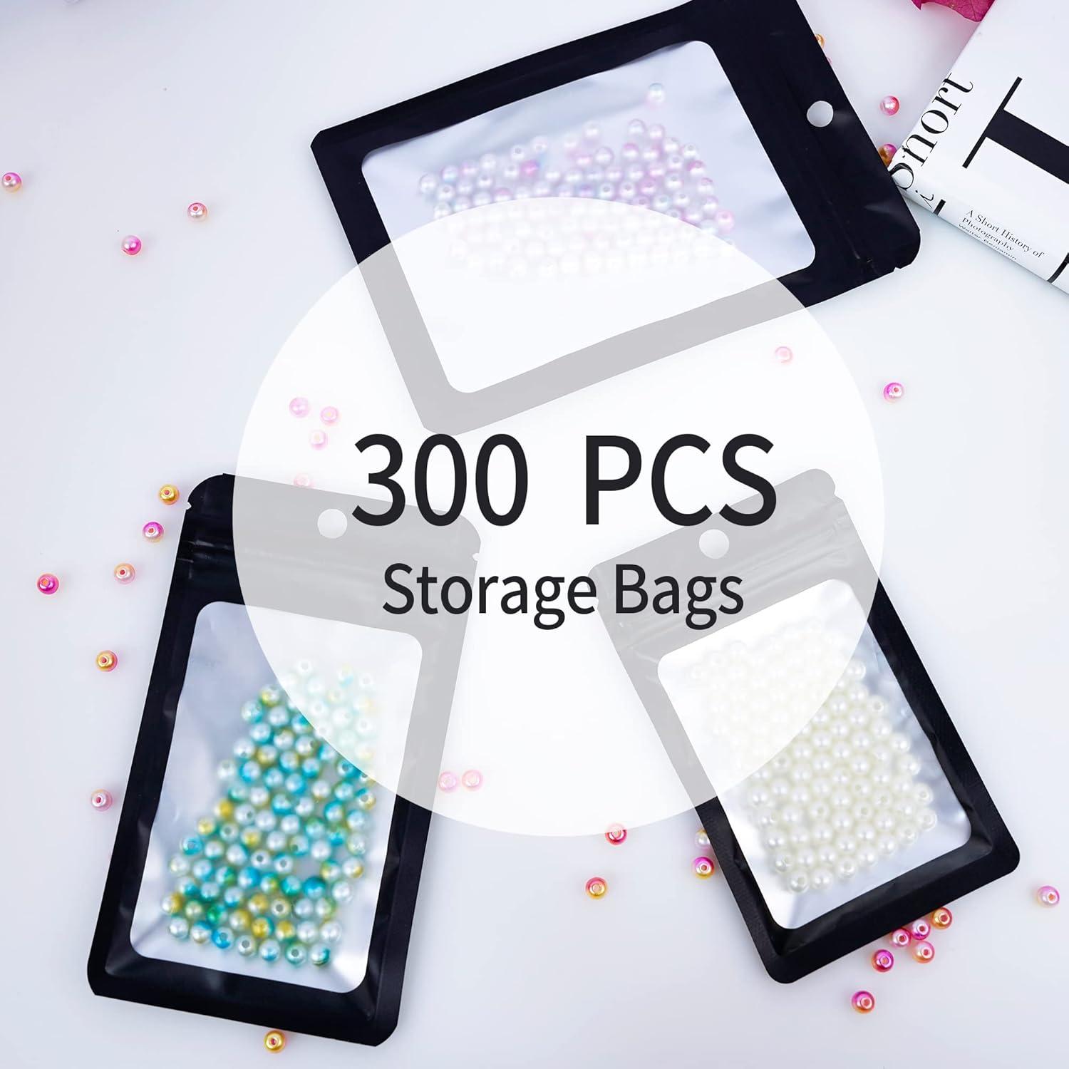 Paquete de 300 Bolsas Mylar Reutilizables Funnyleaf 3 Tamaños