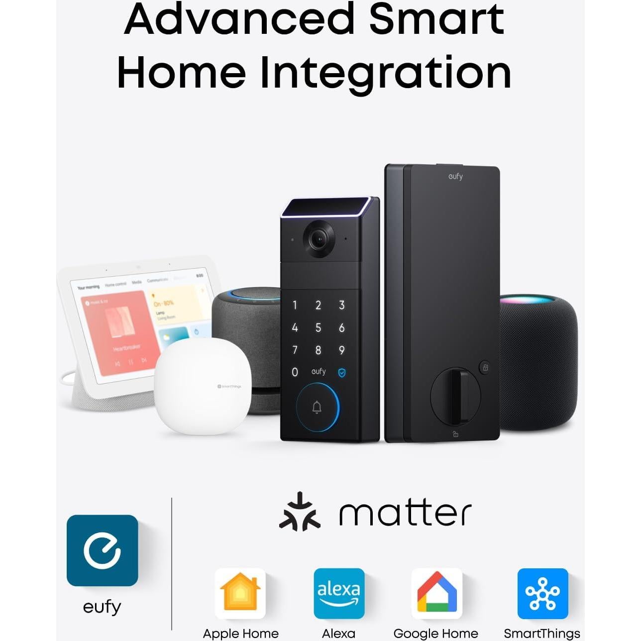 Cerradura Inteligente eufy FamiLock S3 Max con Cámara 2K HD