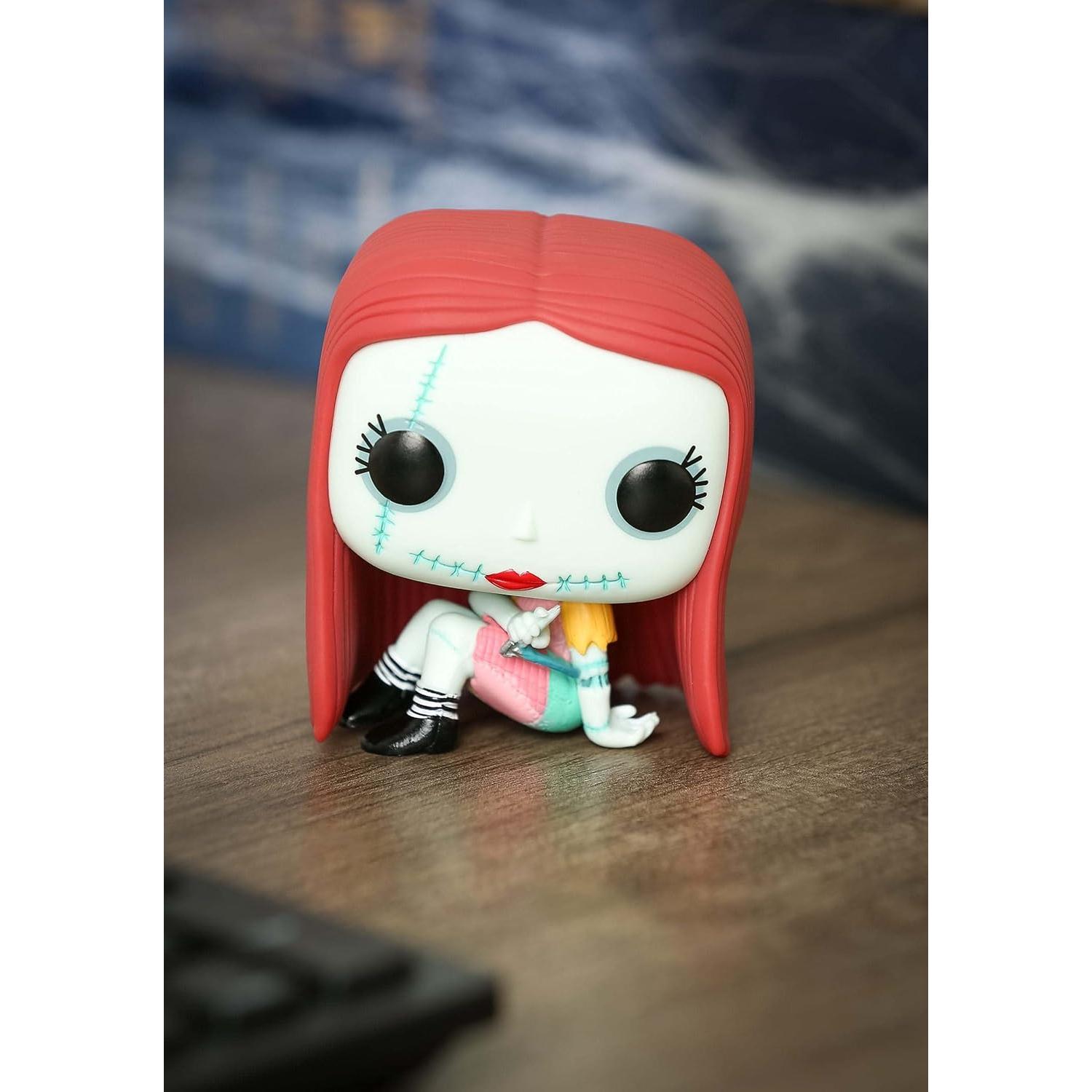 Figura de vinilo Pop! Funko Sally cosiendo 6.98 cm El extraño mundo de Jack