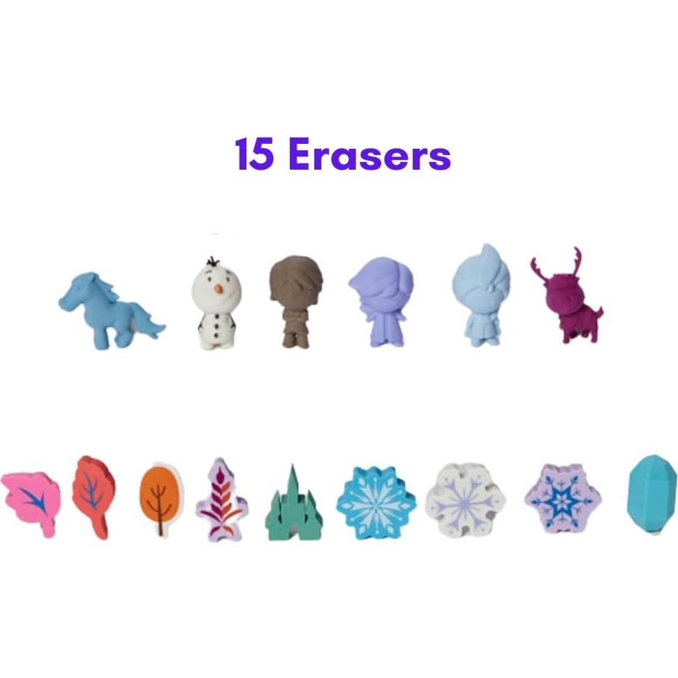 Set de Gomas de Borrar Disney Frozen 2 - 15 Piezas Multicolor