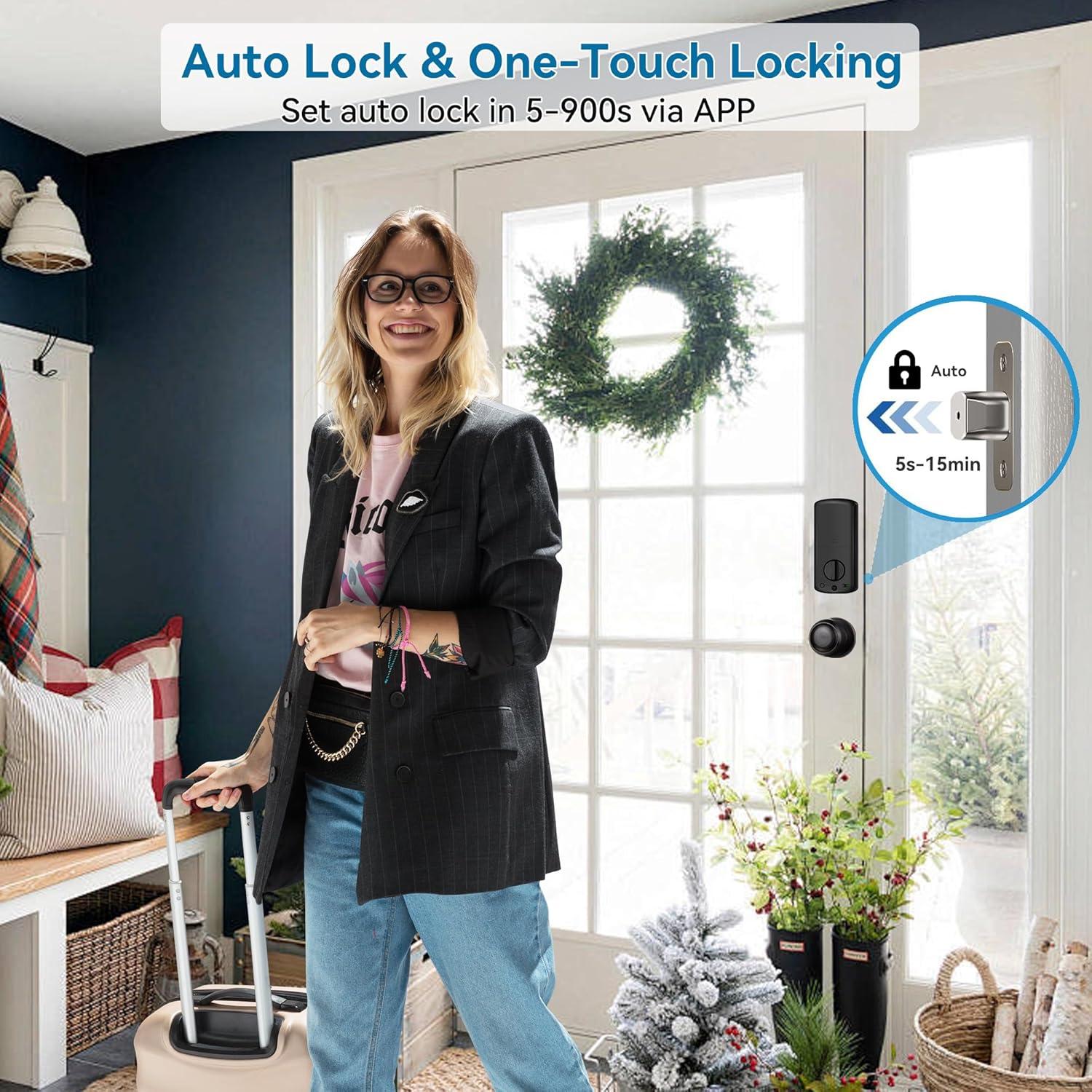 Cerradura Inteligente Biométrica Harfo DA2K-AG Bronce 1.57kg