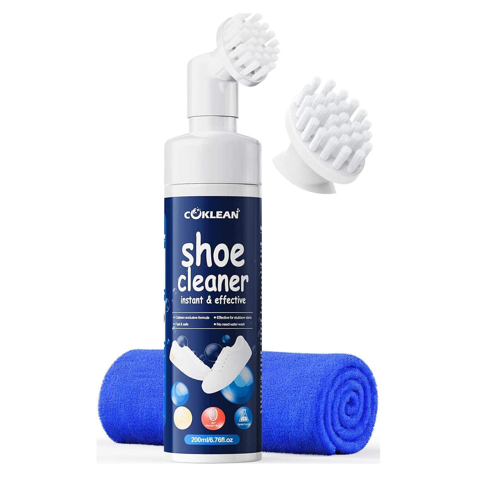 Limpiador de Zapatillas Sin Agua 200 ml - Kit con Cepillo