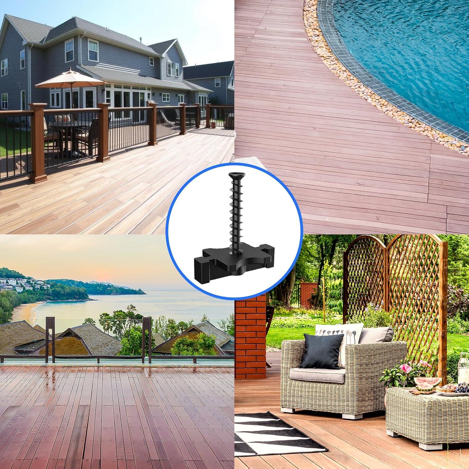 150 Sujetadores Ocultos para Deck Compuesto CUGUORDS - 7.43 m²