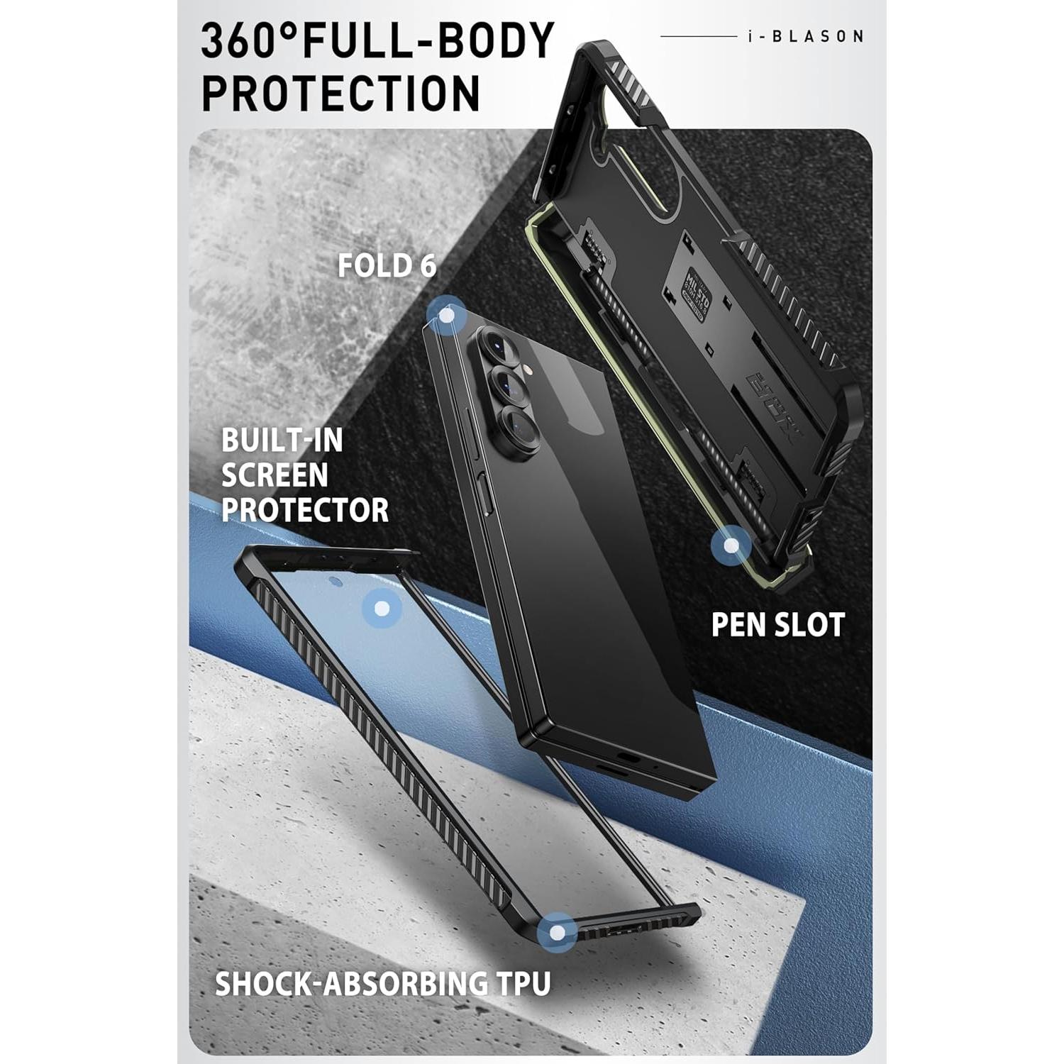 Funda i-Blason para Samsung Galaxy Z Fold 6 con Soporte S Pen