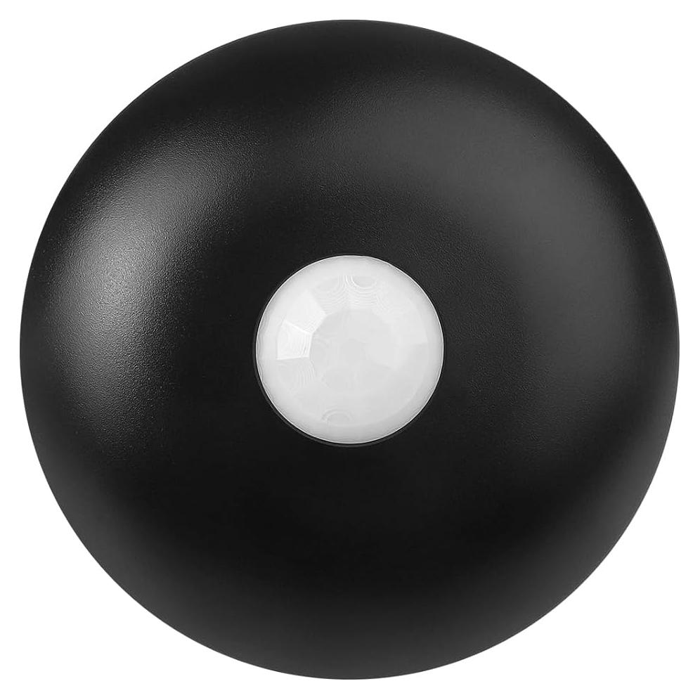 Sensor de Movimiento ECOELER PIR 360° Techo Negro 173.6g