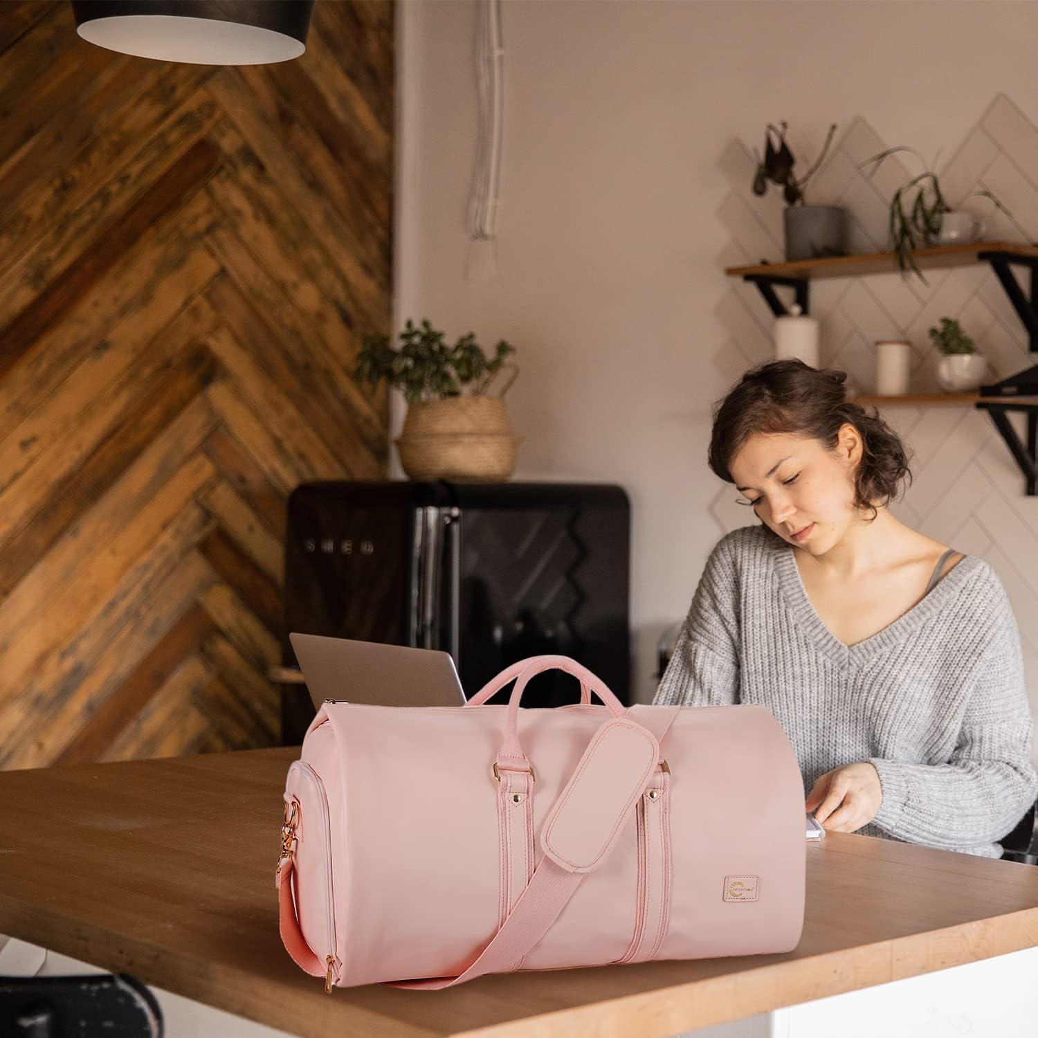 Bolsa de Ropa Convertible Seyfocnia Rosa 55.9x27.9cm