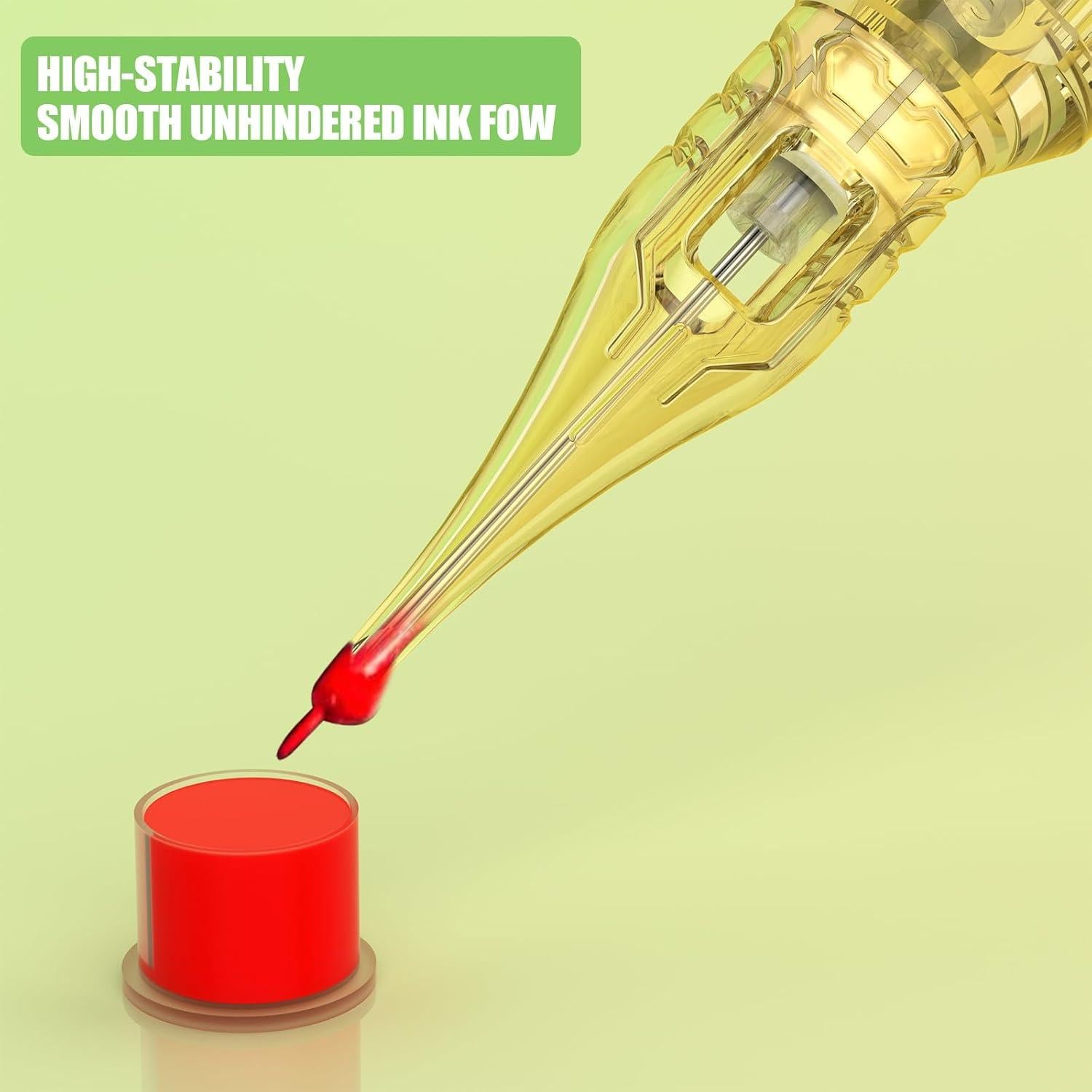 Agujas de Tatuaje DILRLN 3RL Cartuchos 20PCS Estériles