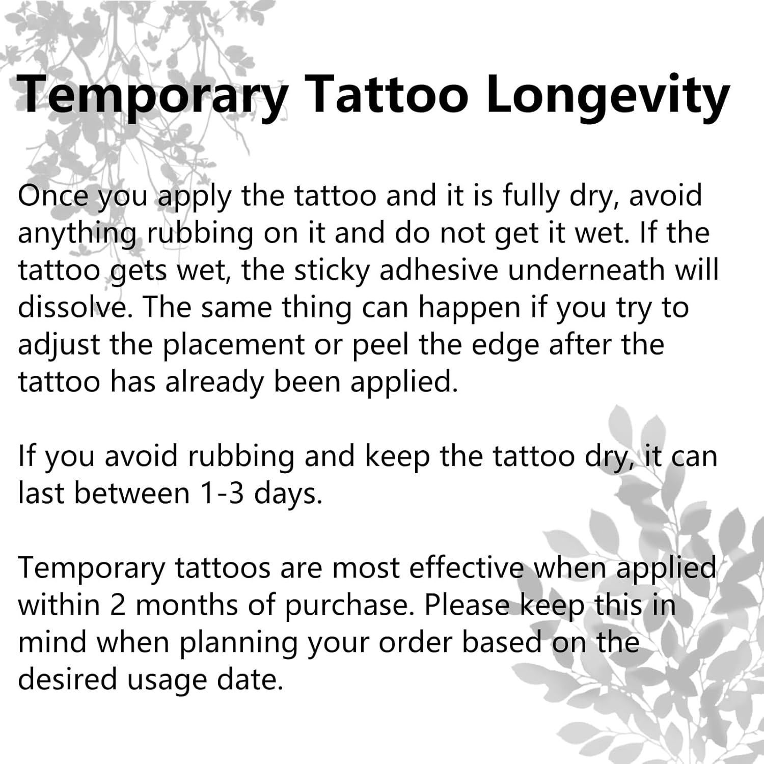 Set de Tatuajes Temporales Deja que el Corazón - 6 Hojas Modernas