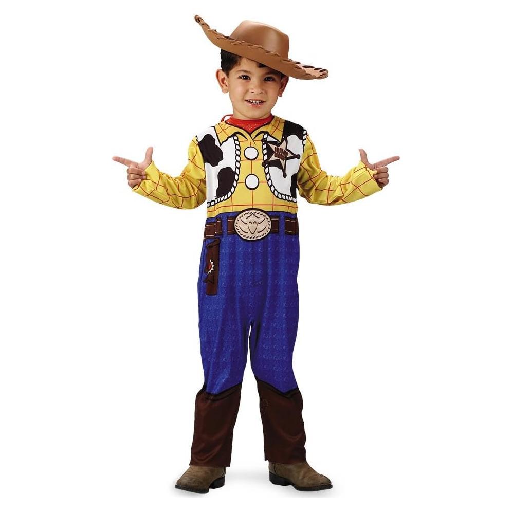 Disfraz Woody Toy Story 2 Niños S (4-6 años) con Sombrero
