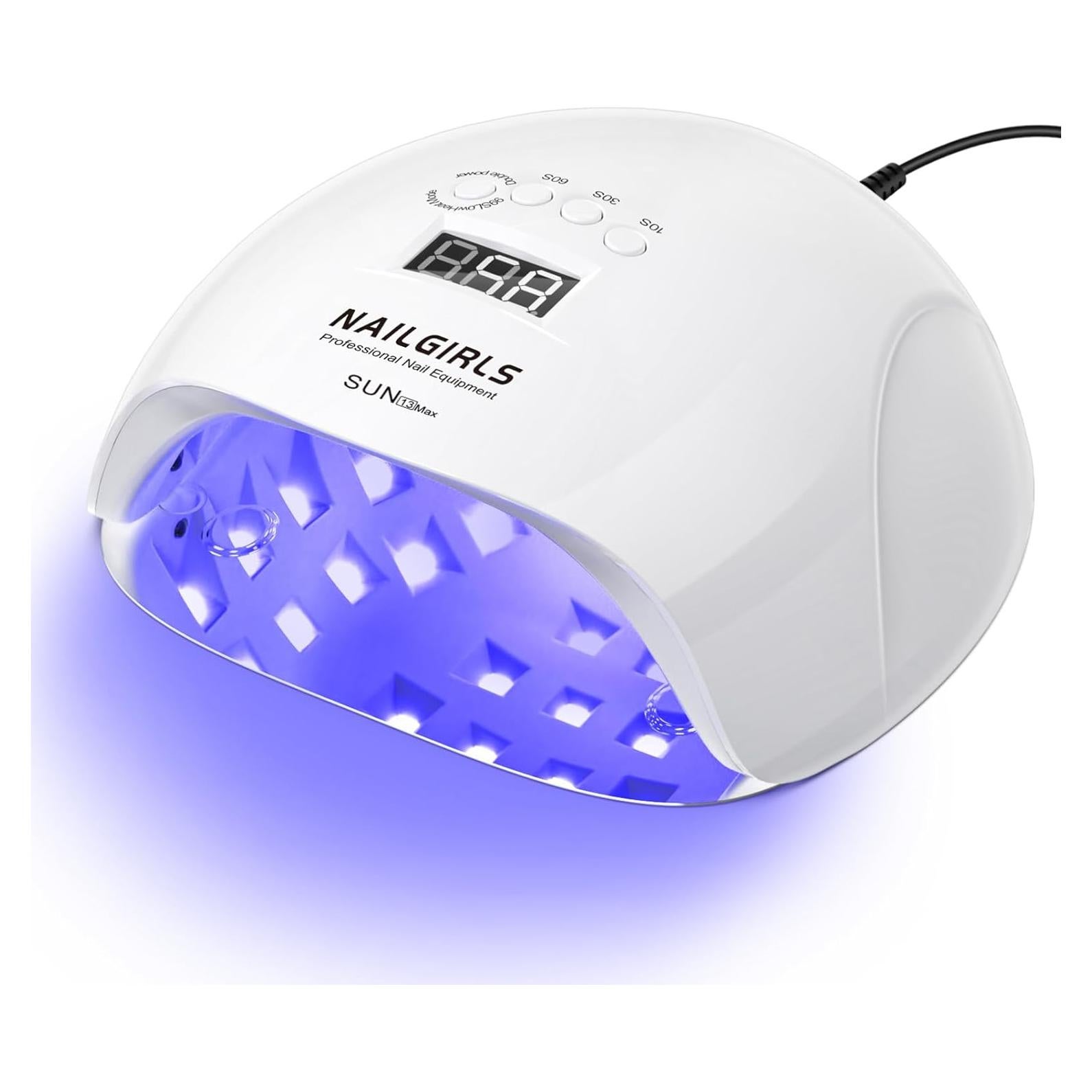 Lámpara de Uñas UV LED NAILGIRLS 220W Blanca 42 Perlas