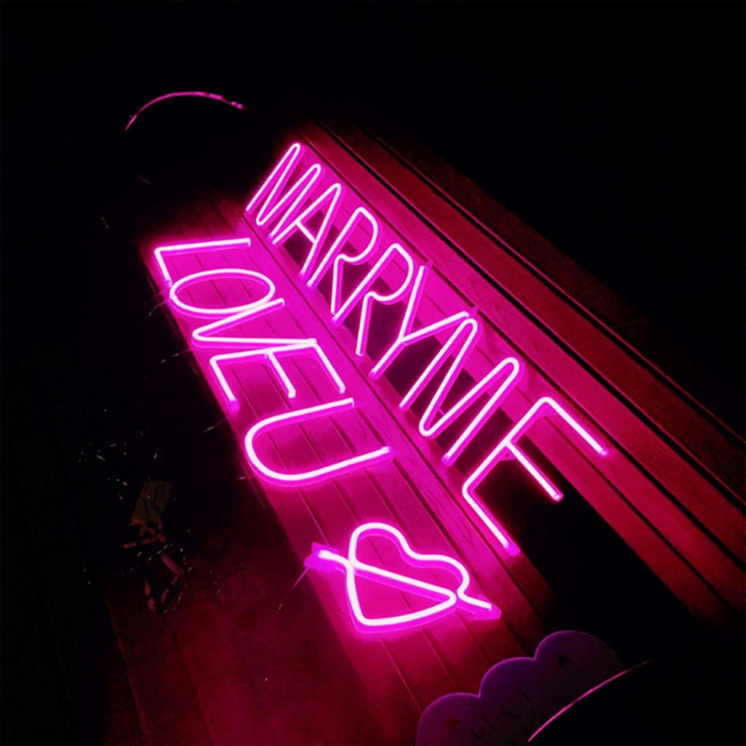 Luz Neón Rosa LED Letra B ENUOLI para Decoración USB