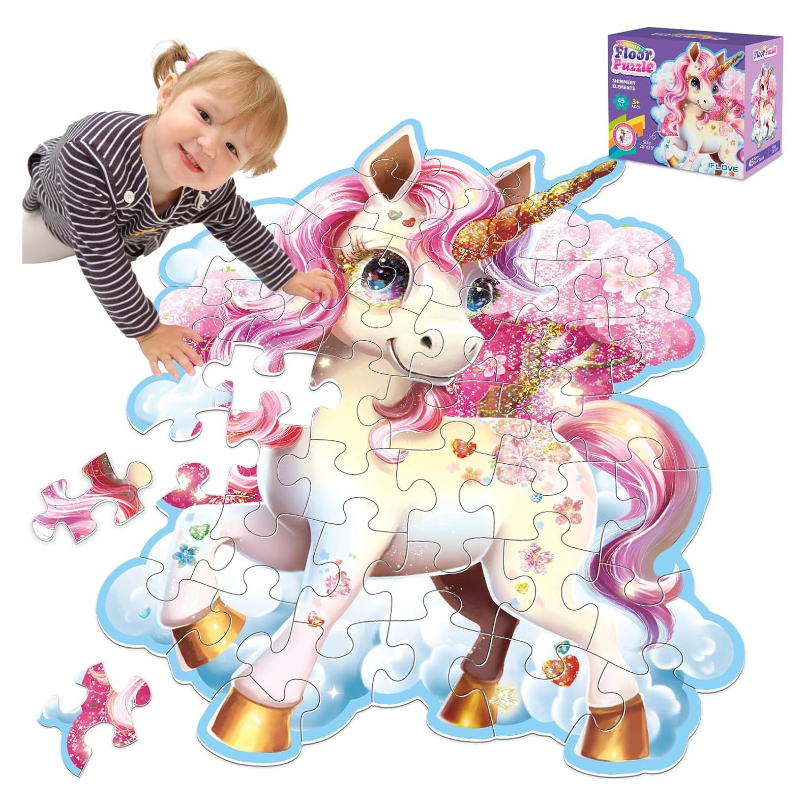 Rompecabezas de Piso Unicornio 45 Piezas Aliex 84x71 cm