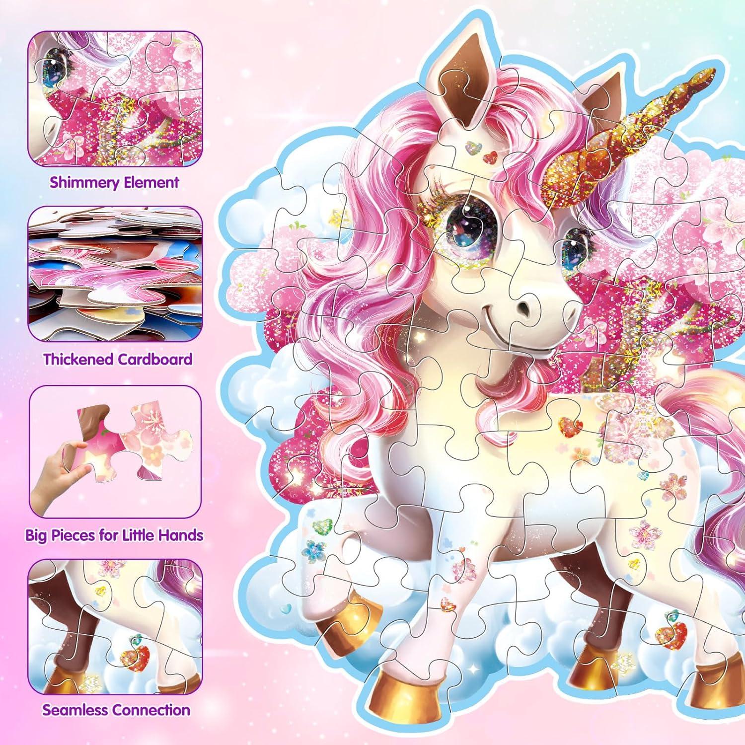 Rompecabezas de Piso Unicornio 45 Piezas Aliex 84x71 cm