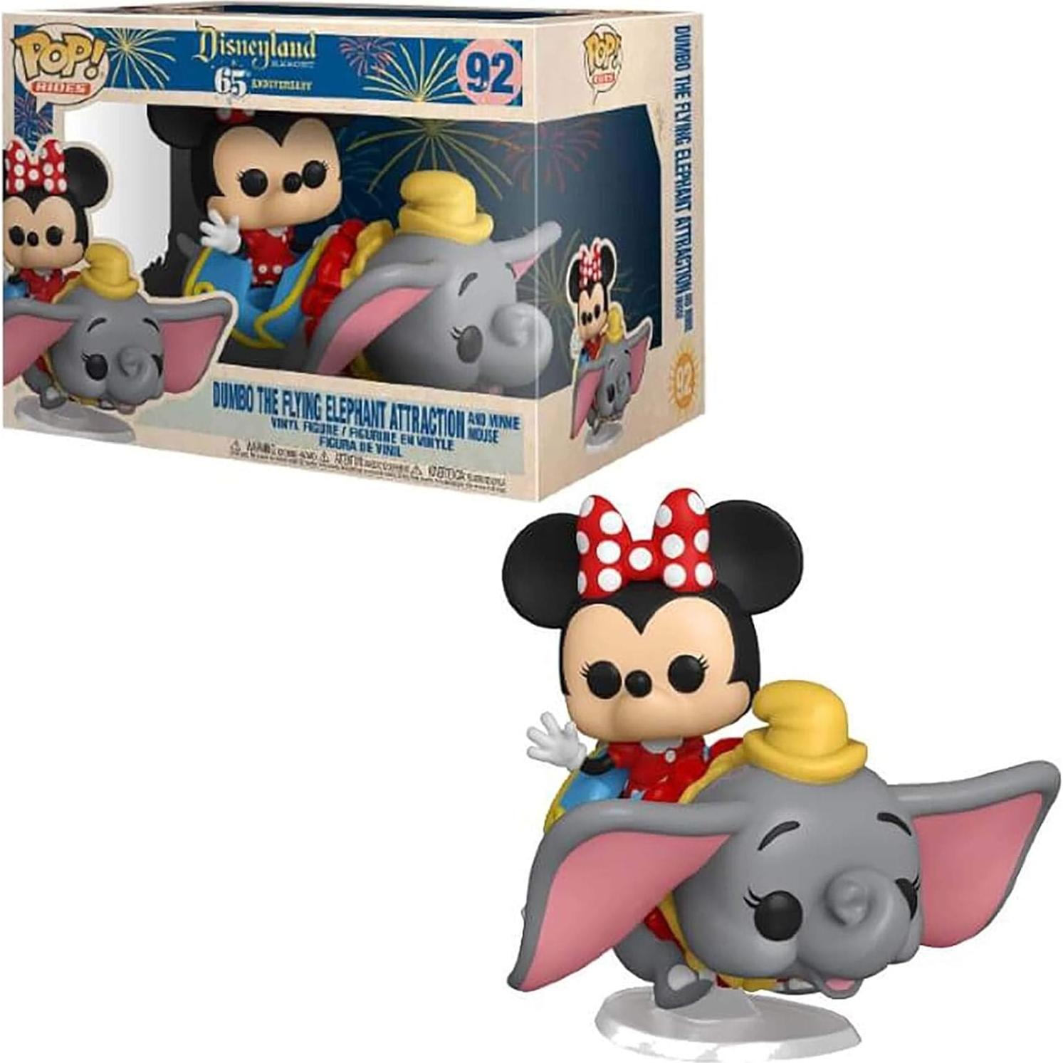 Funko Pop! Ride Disney 65th Dumbo Volador con Minnie 15.24 cm