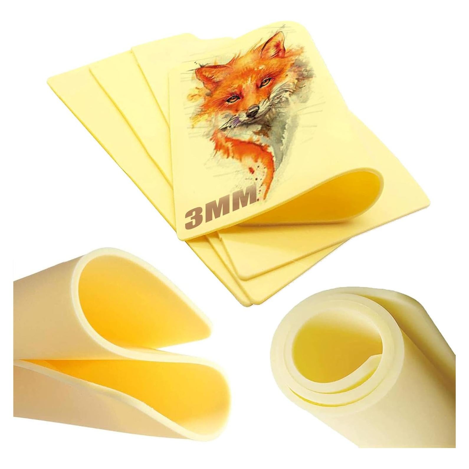 Piel de Tatuaje Falsa SOTICA 4PCS 30x20cm 3MM Silicona