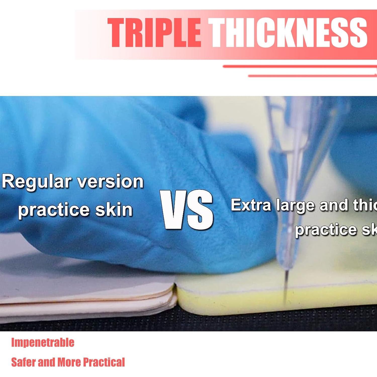 Piel de Tatuaje Falsa SOTICA 4PCS 30x20cm 3MM Silicona