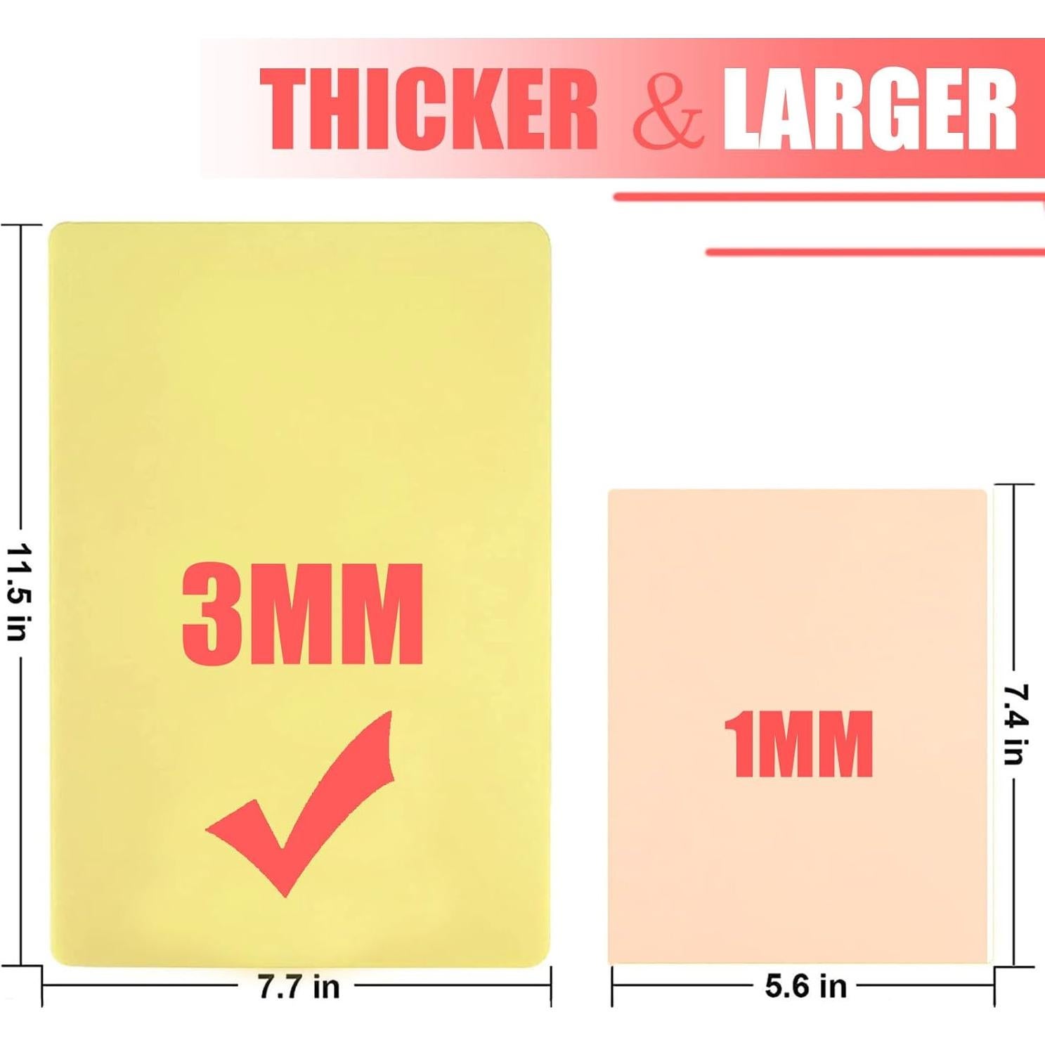 Piel de Tatuaje Falsa SOTICA 4PCS 30x20cm 3MM Silicona