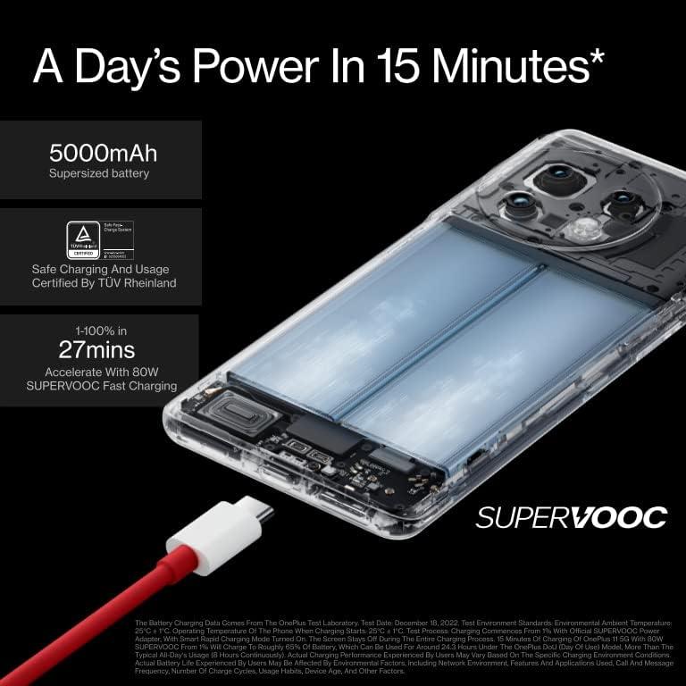 OnePlus 11 5G | 16GB RAM + 256GB | Doble SIM | Negro