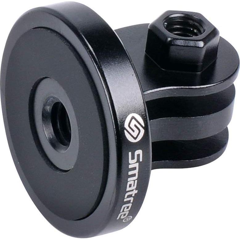 Adaptador de Montaje de Trípode Smatree Aluminio Negro para GoPro y DJI