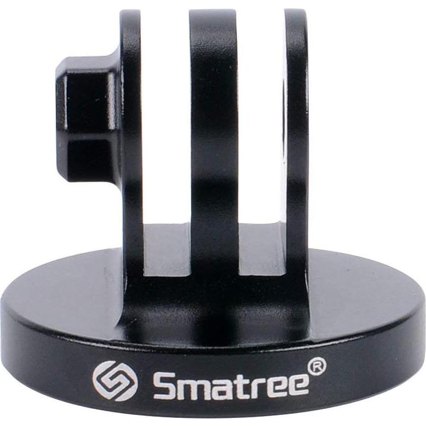Adaptador de Montaje de Trípode Smatree Aluminio Negro para GoPro y DJI