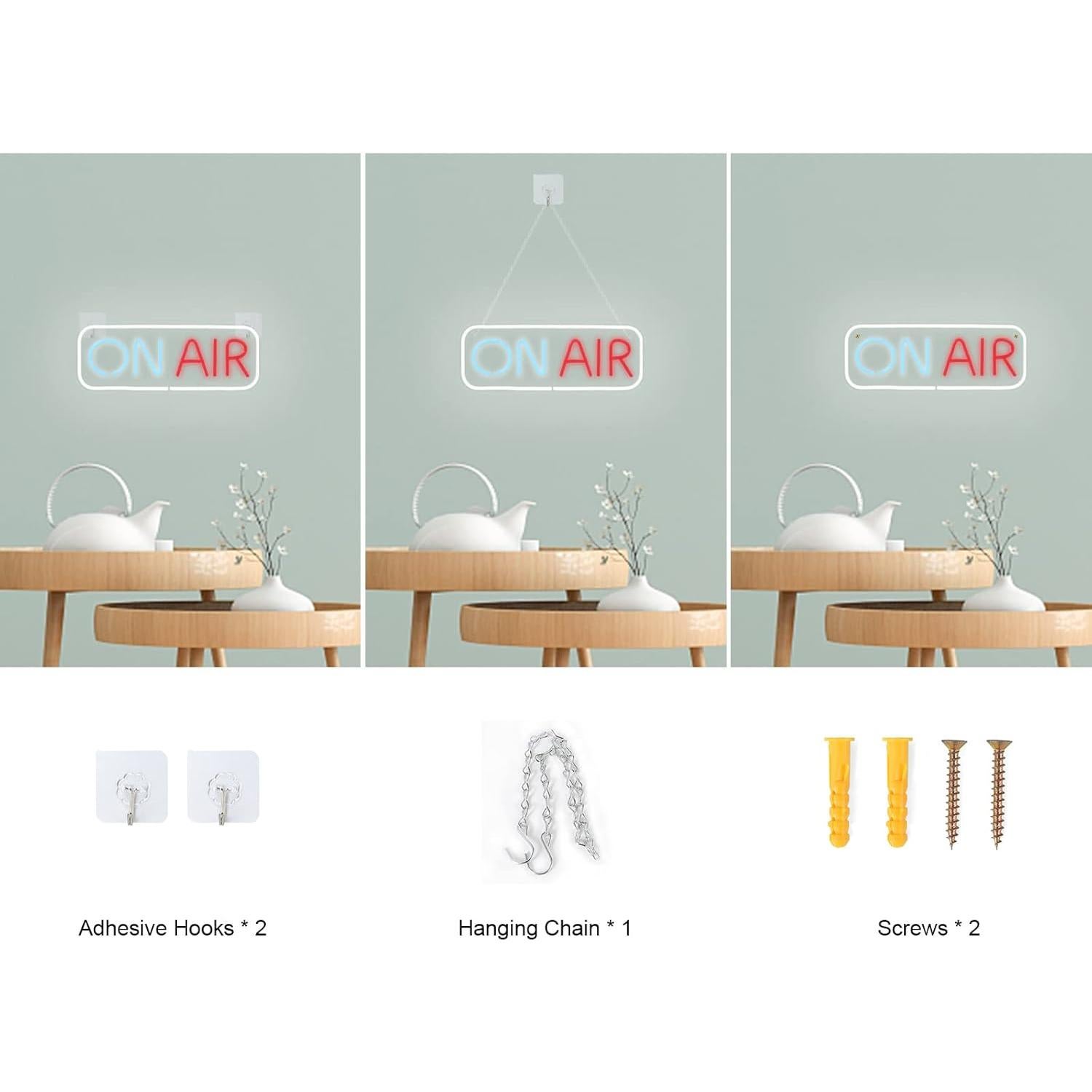 Luz de Neón LED ON AIR Fionnuar 40x15 cm con USB