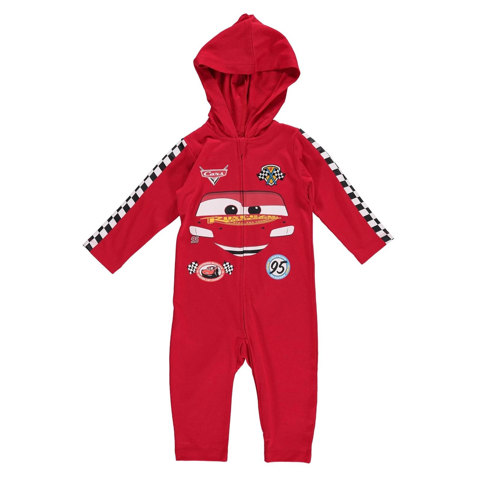 Mono de Cosplay Disney Pixar Cars para Bebé 18-24 Meses Rojo