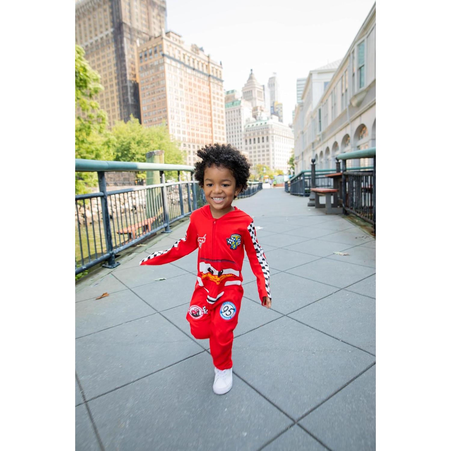 Mono de Cosplay Disney Pixar Cars para Bebé 18-24 Meses Rojo