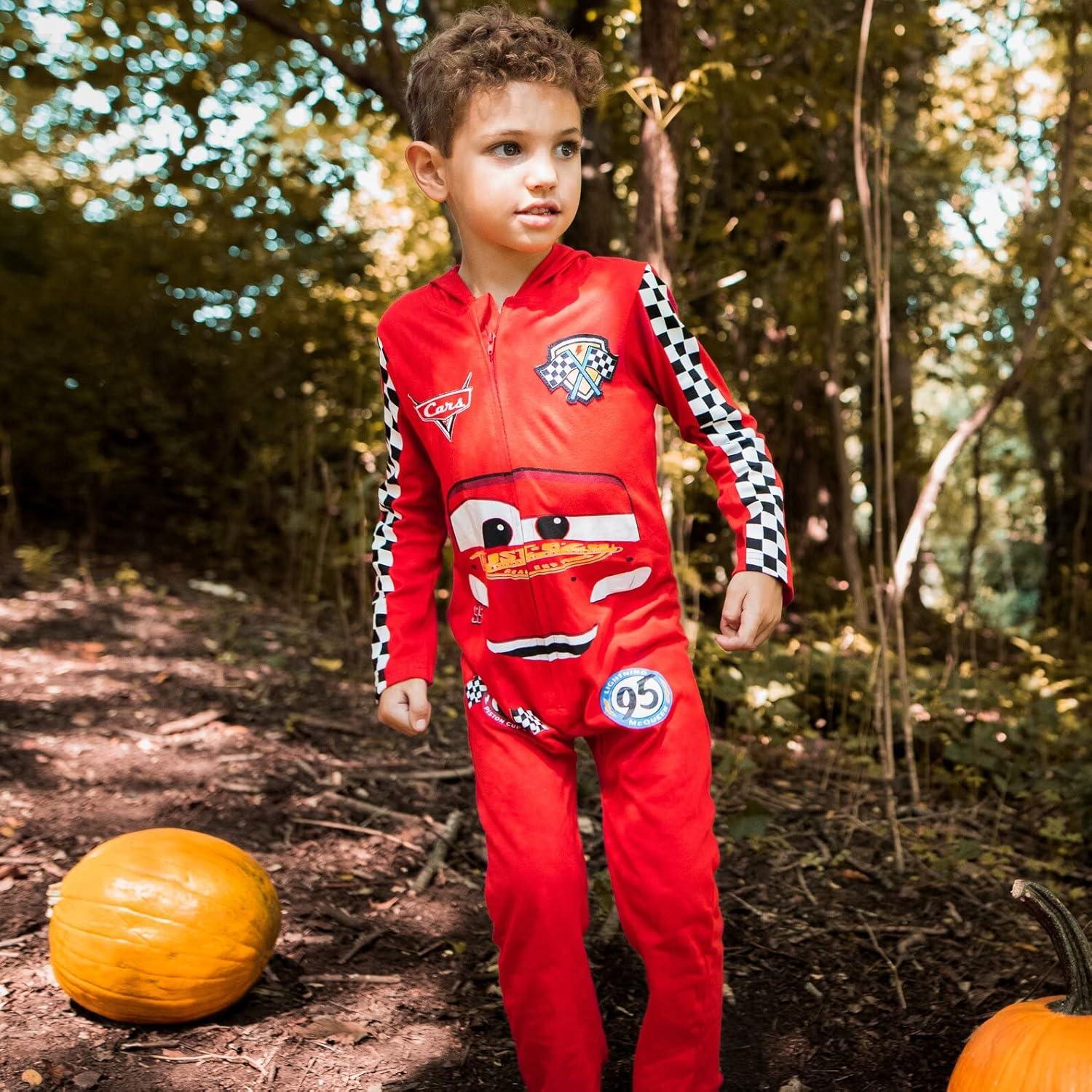 Mono de Cosplay Disney Pixar Cars para Bebé 18-24 Meses Rojo