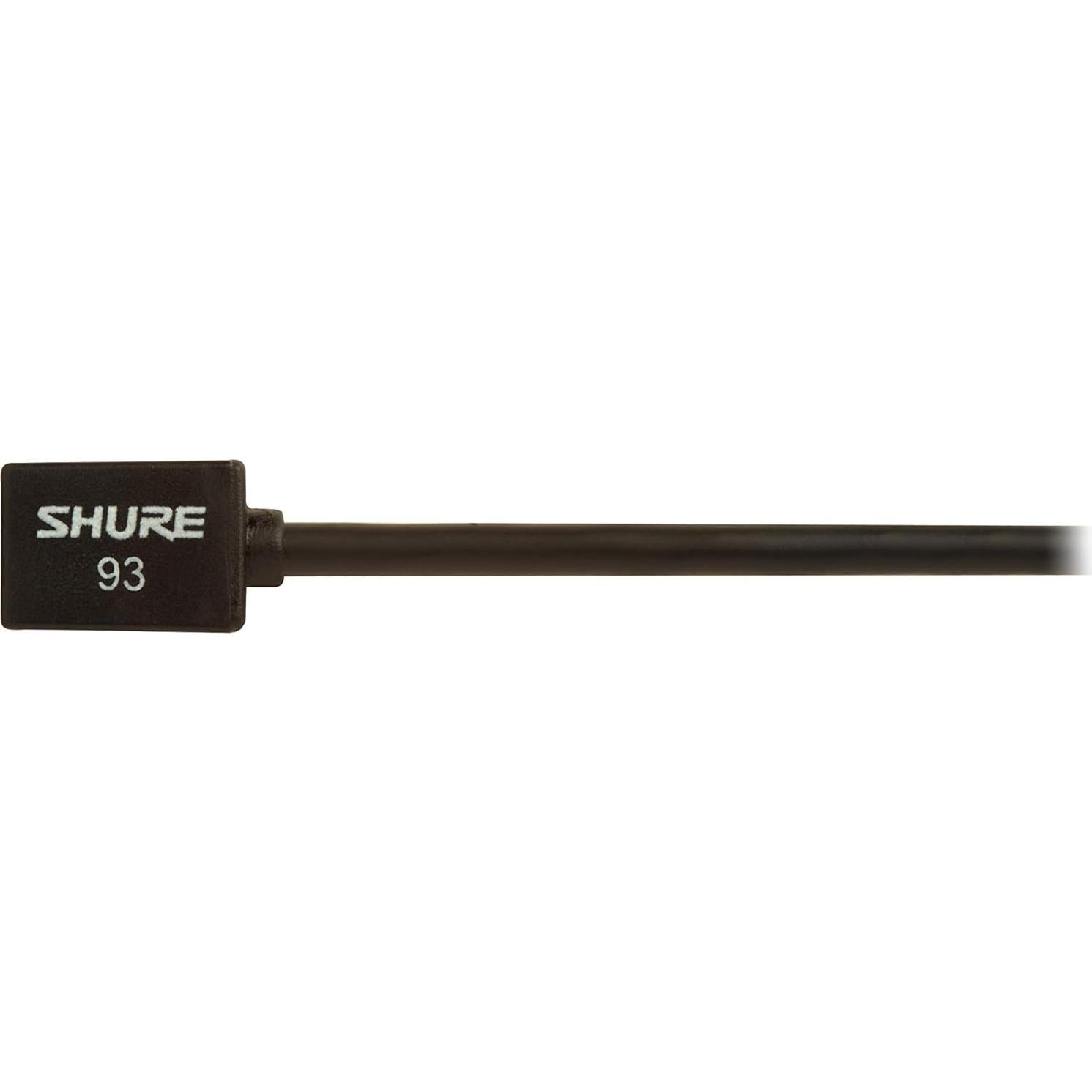 Micrófono Lavalier Shure WL93 Negro 1.2m Omnidireccional