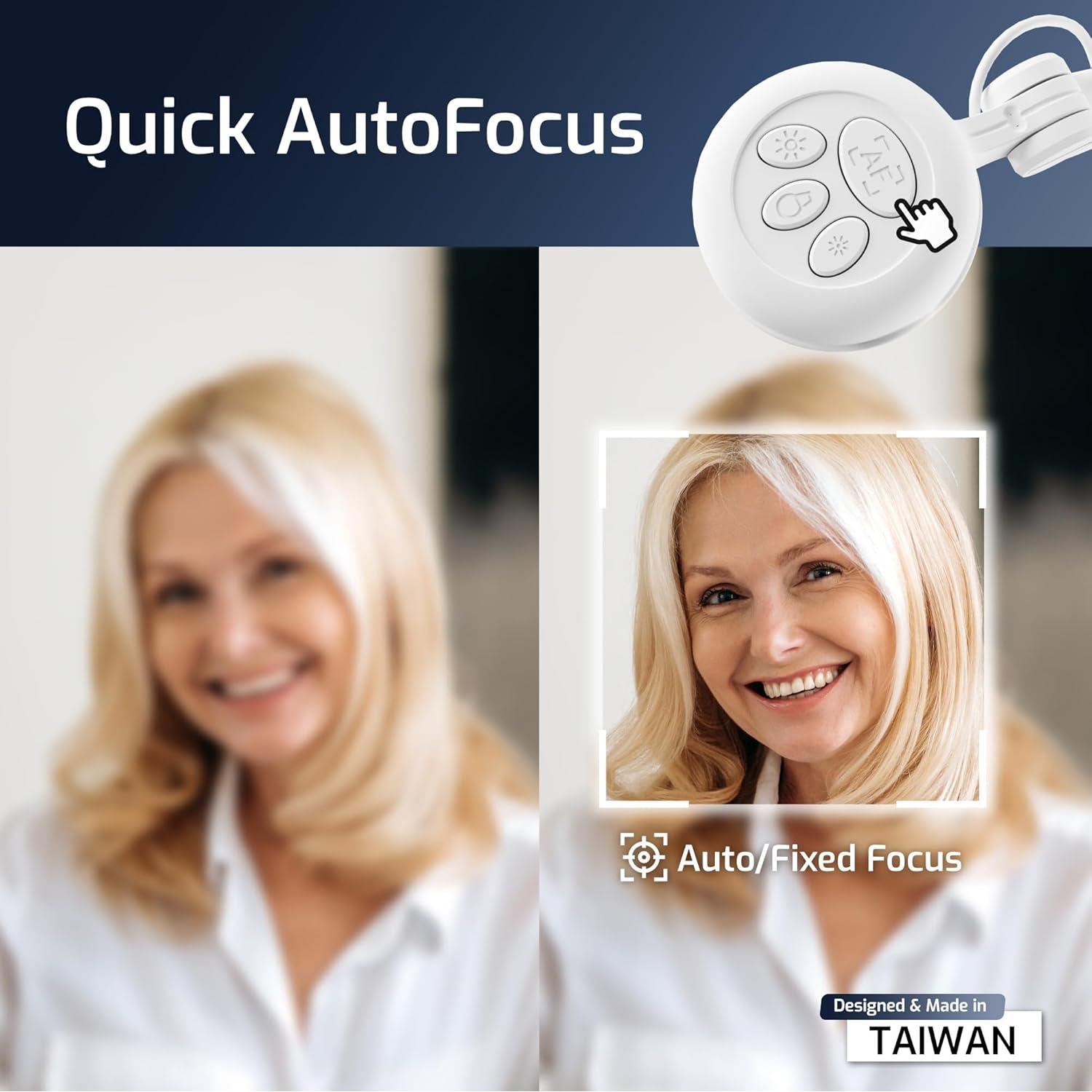 Cámara de Documentos INS-1 8MP Ultra HD con Luz LED y Micrófono