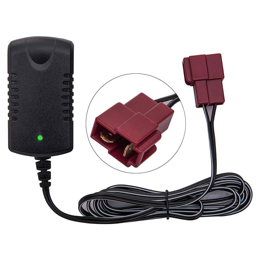 Cargador de Batería 6V Kid Trax con Conector Rojo 7V 800mA