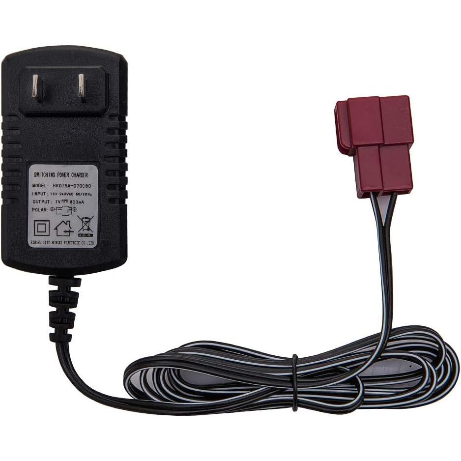 Cargador de Batería 6V Kid Trax con Conector Rojo 7V 800mA