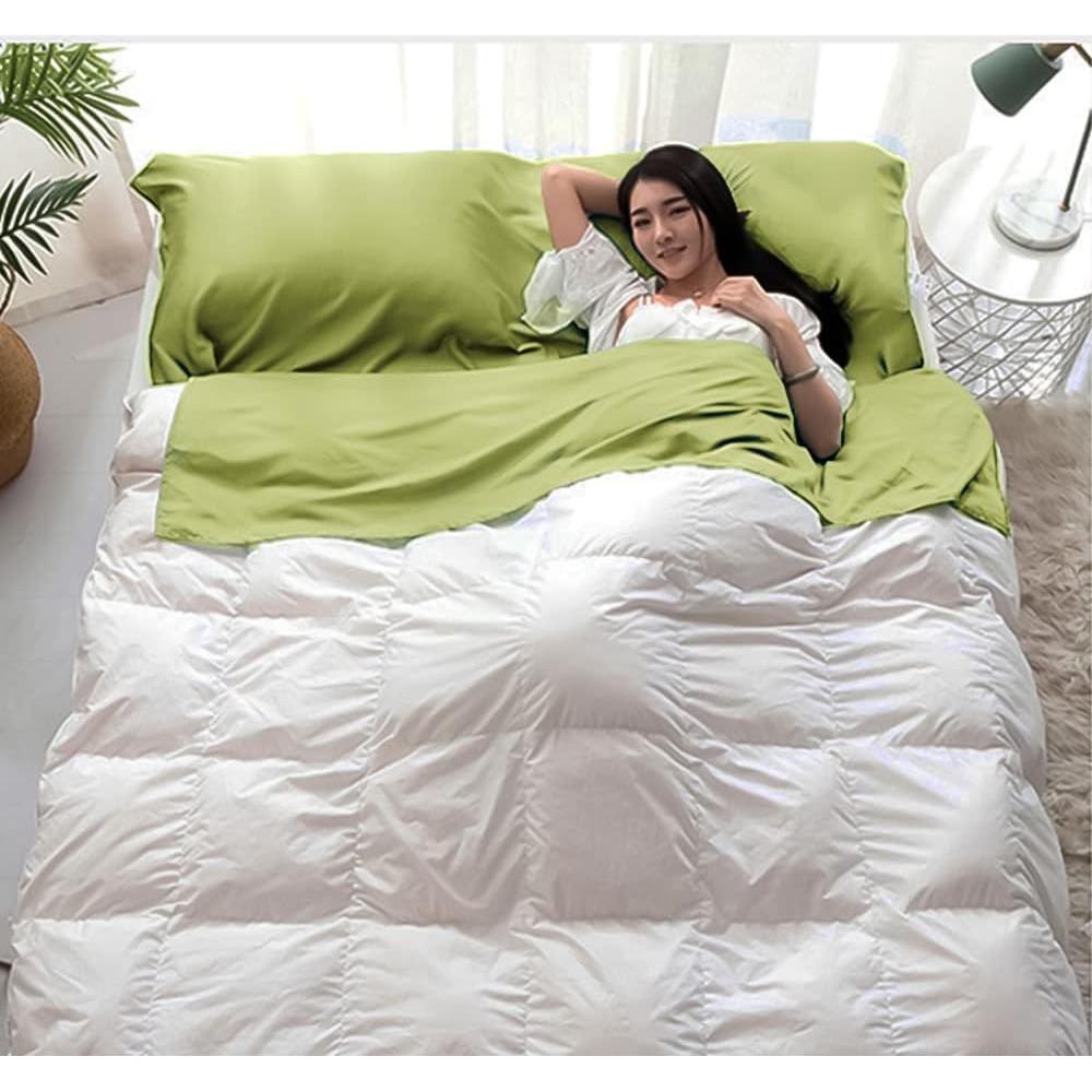 Saco de Dormir Forro Ligero MongByYa Verde 210x180 cm