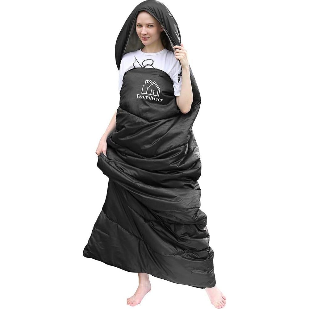 XL Size Upgraded Version of Camping Sleeping Bag 4 Seasons Warm and Cool, Lighter Weight, Adults and Children Can Use Waterproof Camping Bag, Travel and Outdoor Activities