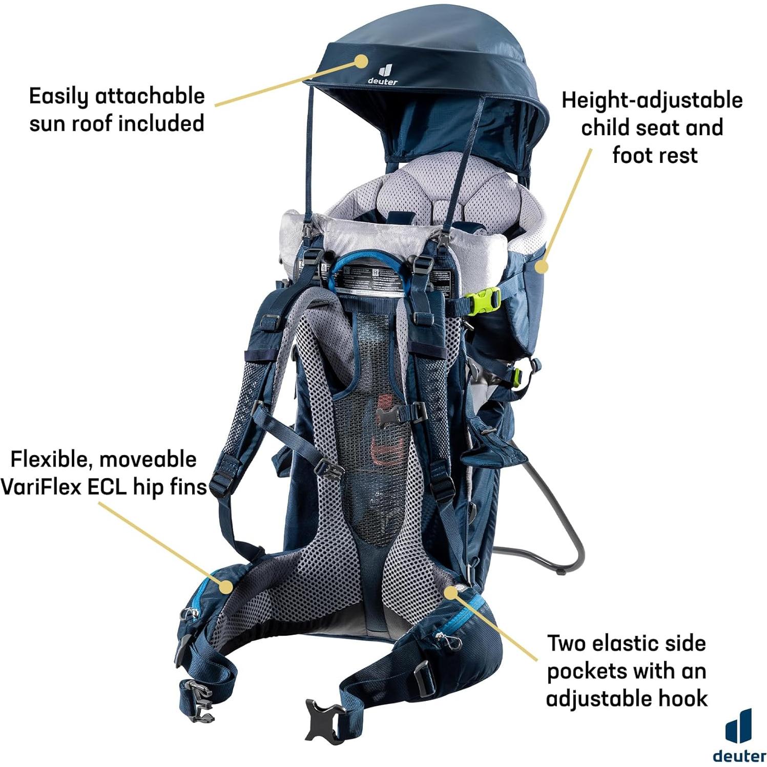 Transportador de Niños Deuter Kid Comfort 91.4x48.3cm