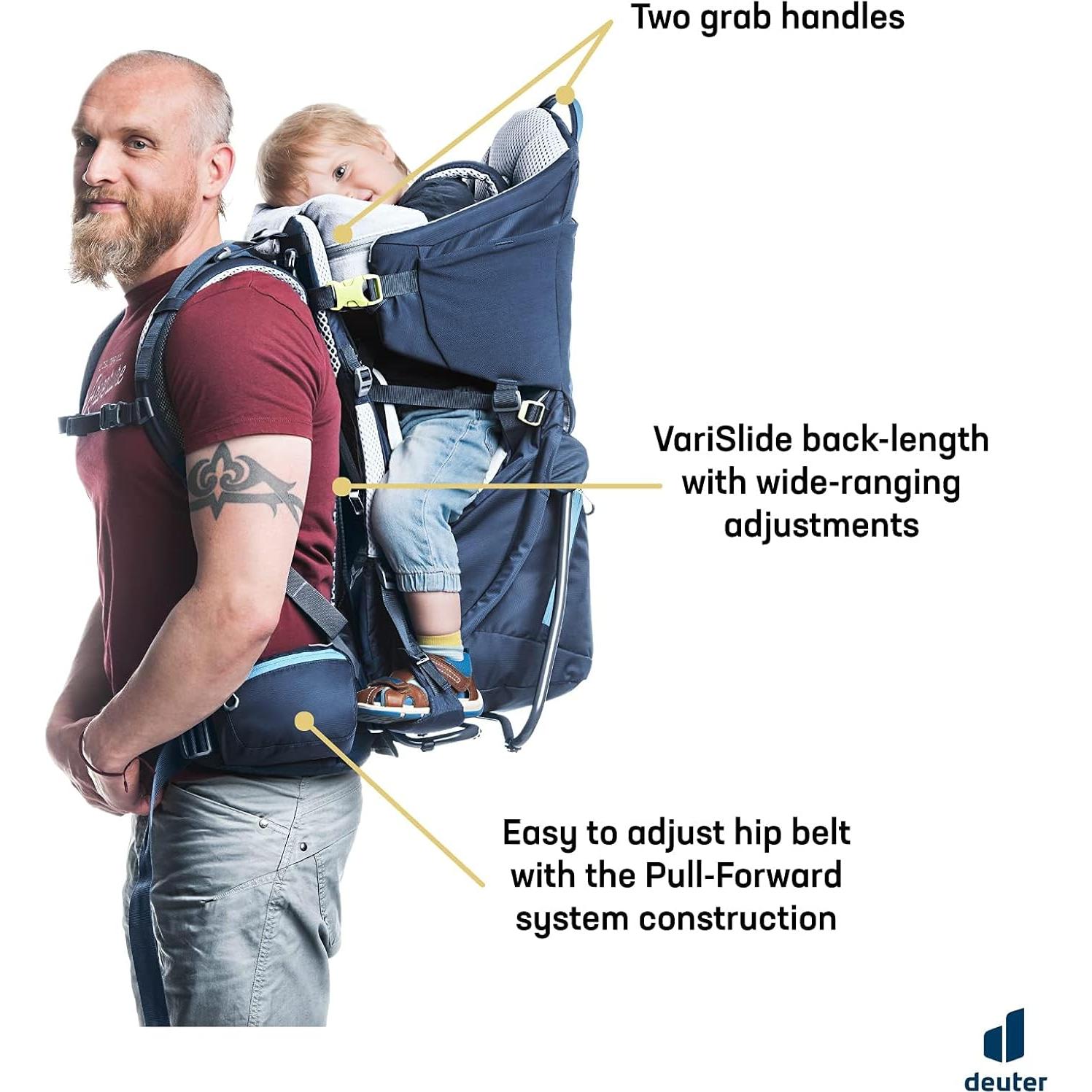 Transportador de Niños Deuter Kid Comfort 91.4x48.3cm