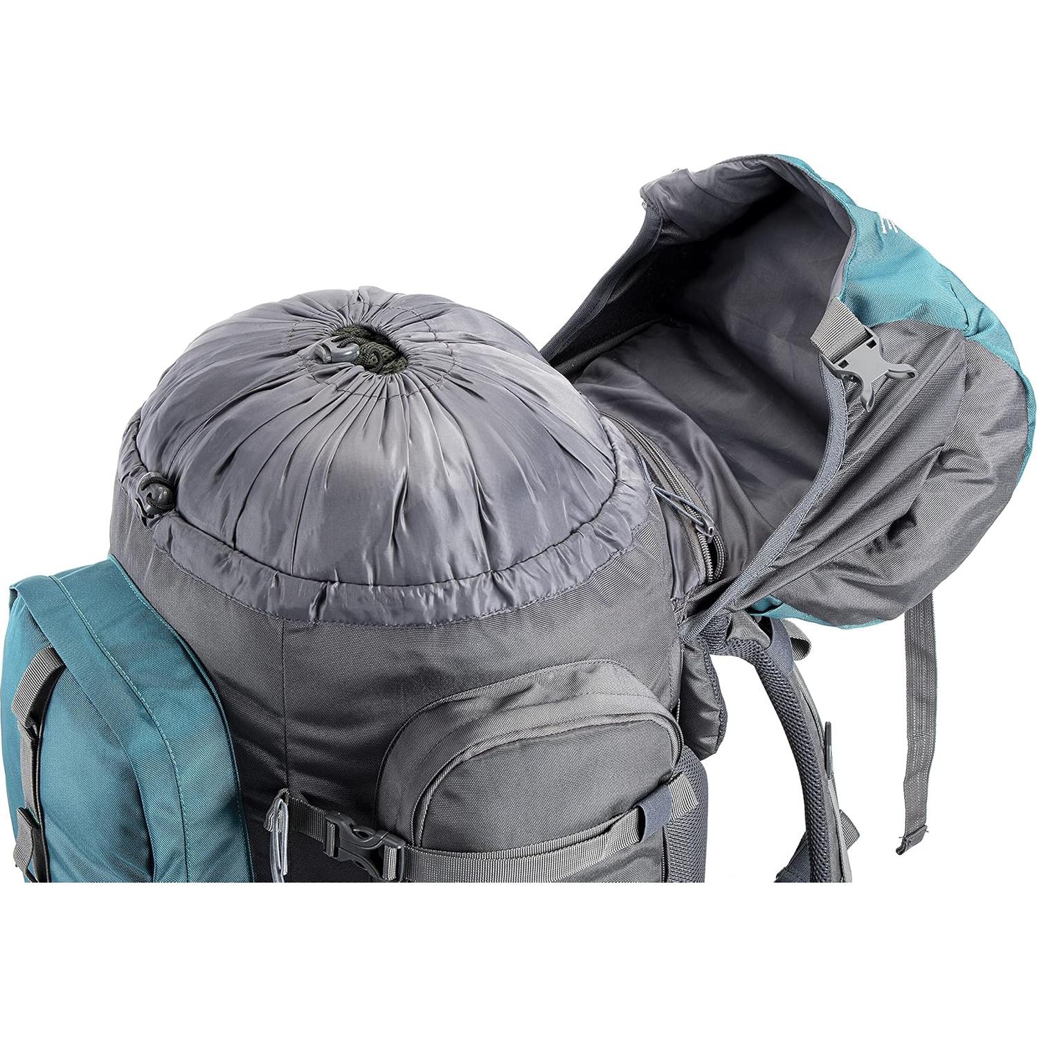 Mochila Tripole Gears 65L para Senderismo y Laptop Negra