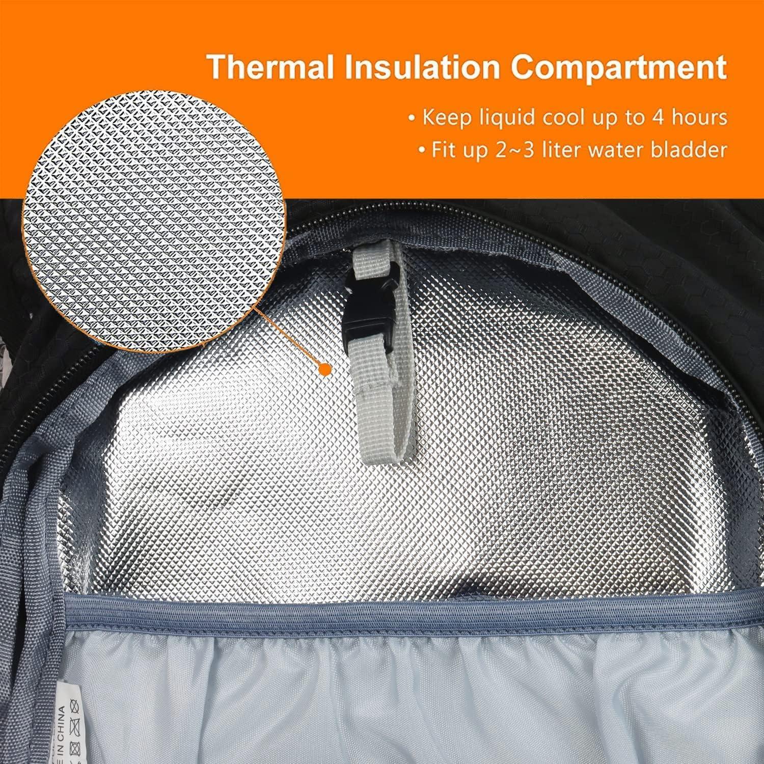 Mochila de Senderismo Impermeable Lemuvlt 15L Negra